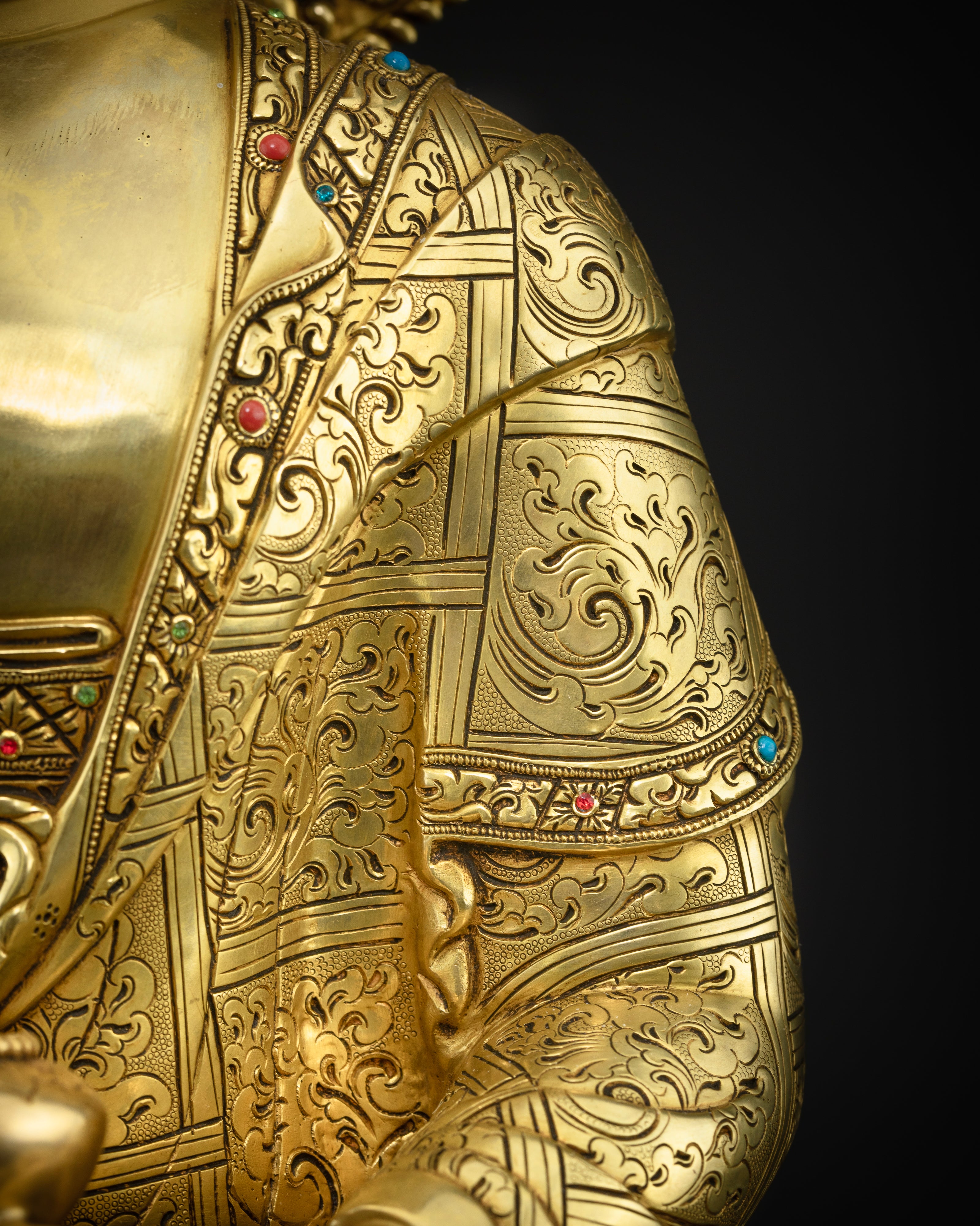 Golden Amitabha Buddha statue | Meditation and Mindfulness