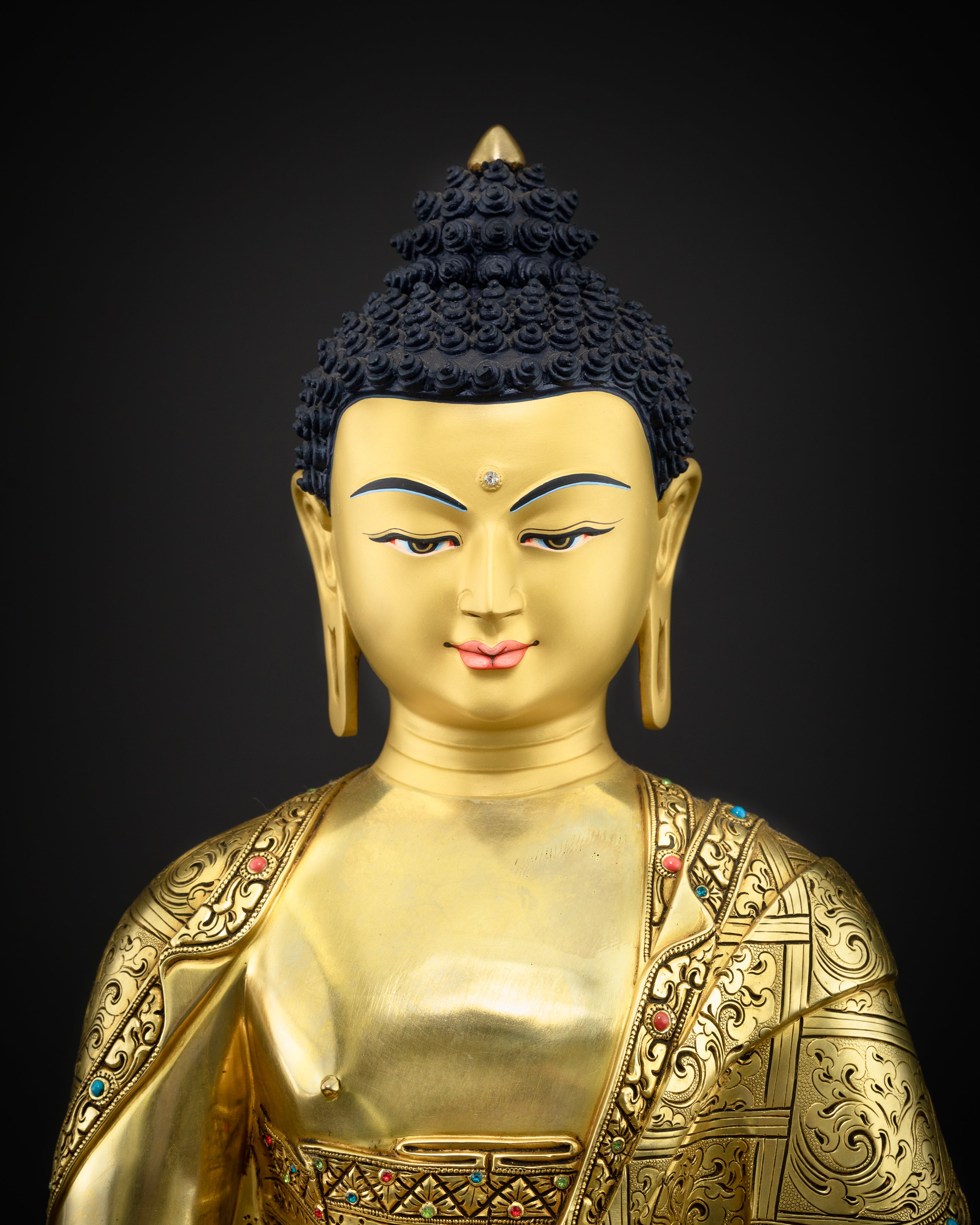 Golden Amitabha Buddha statue | Meditation and Mindfulness
