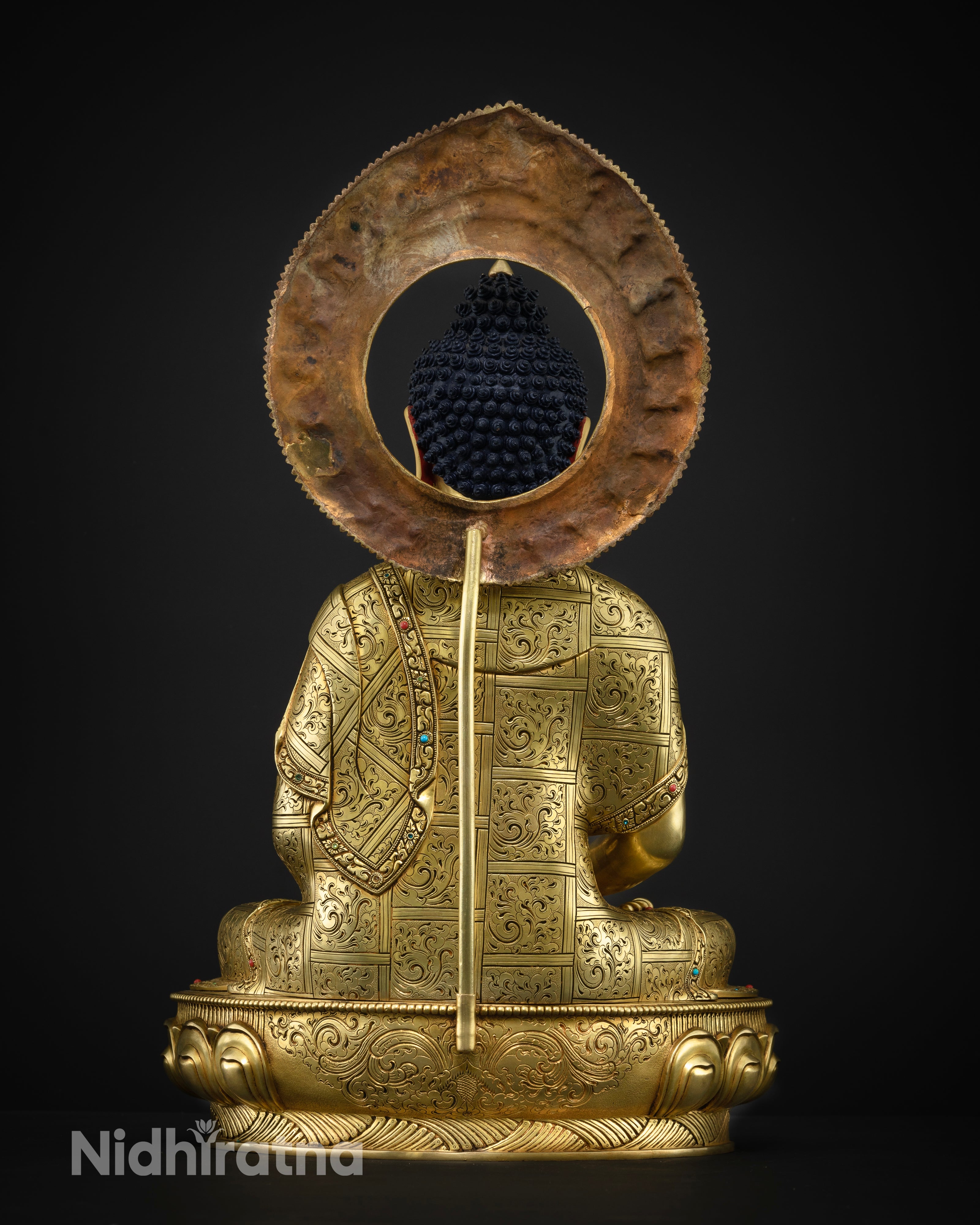 Golden Amitabha Buddha statue | Meditation and Mindfulness