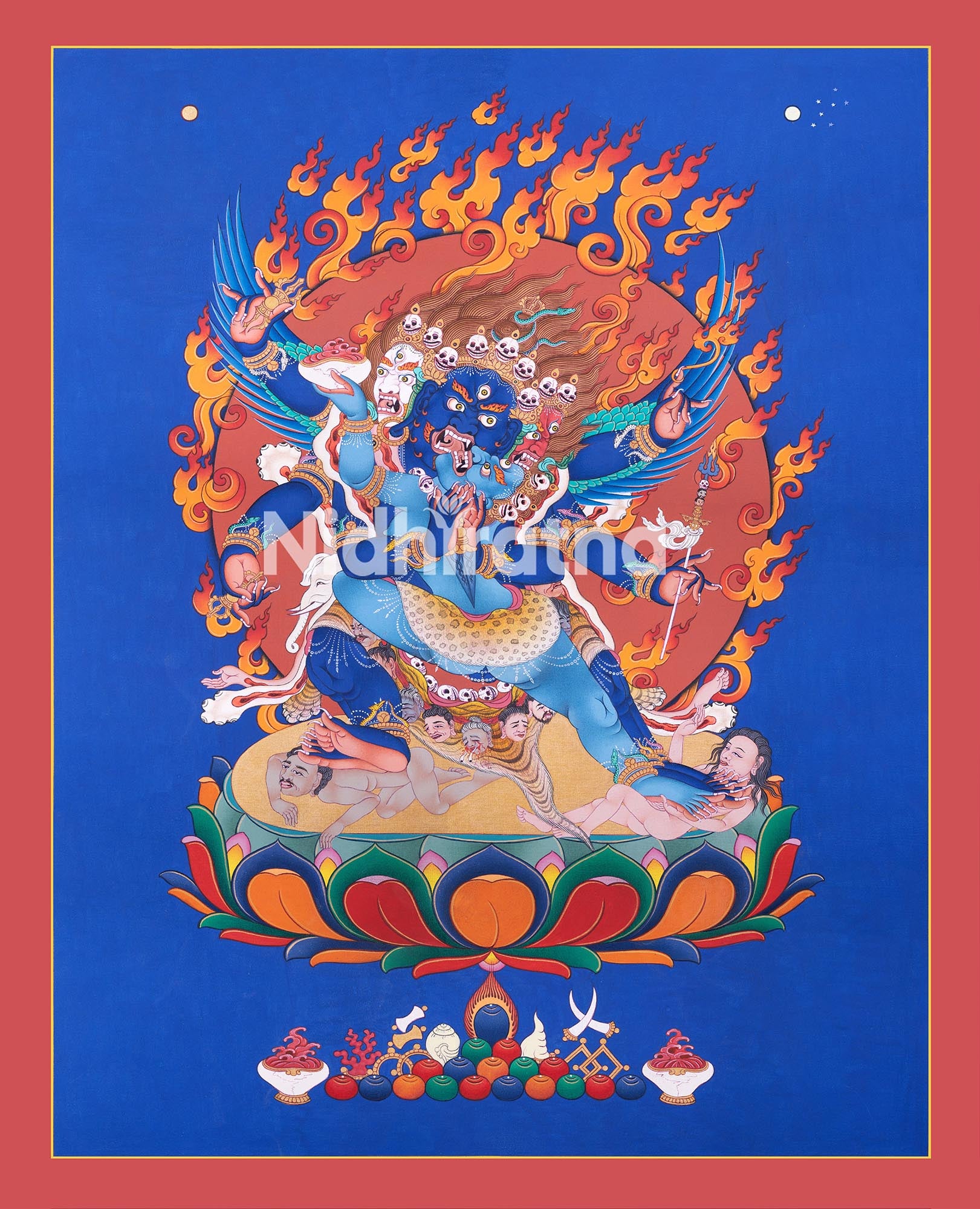 Vajrakilaya Thangka Print