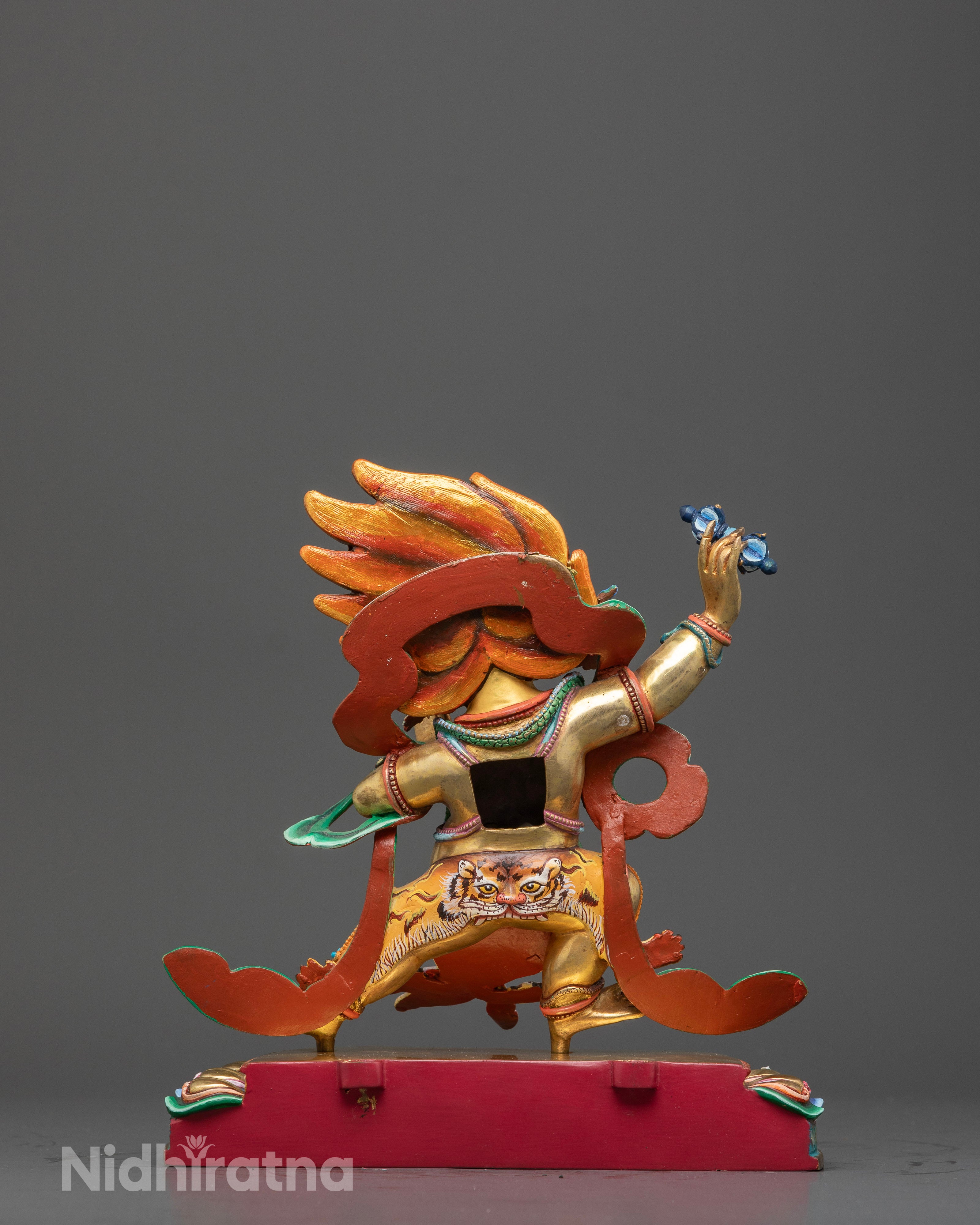 Vajrapani: The Guardian Wrapped in Vibrant Hues