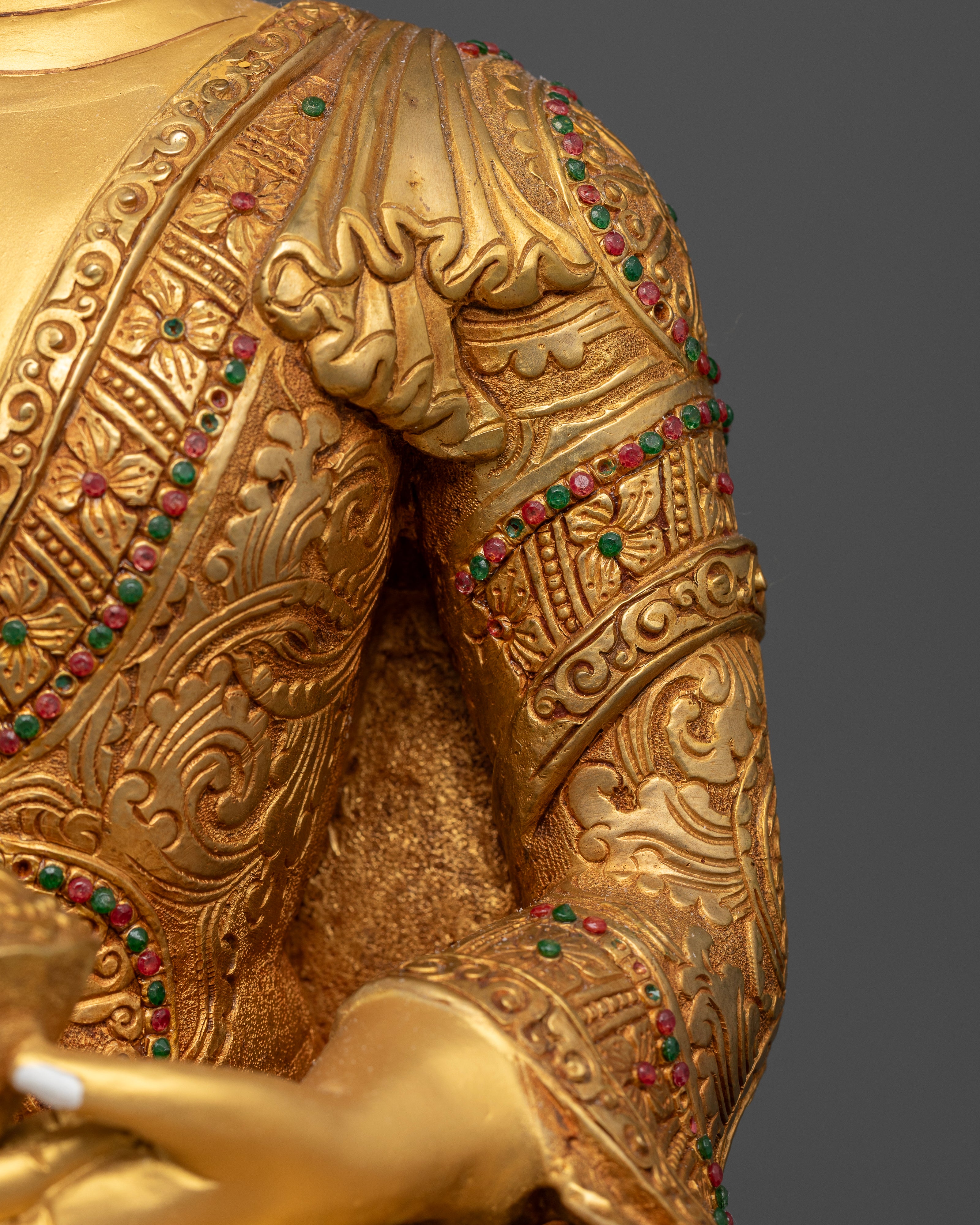 Authentic Gold Gilded Amitabha Buddha for Home’s Spiritual Vibe