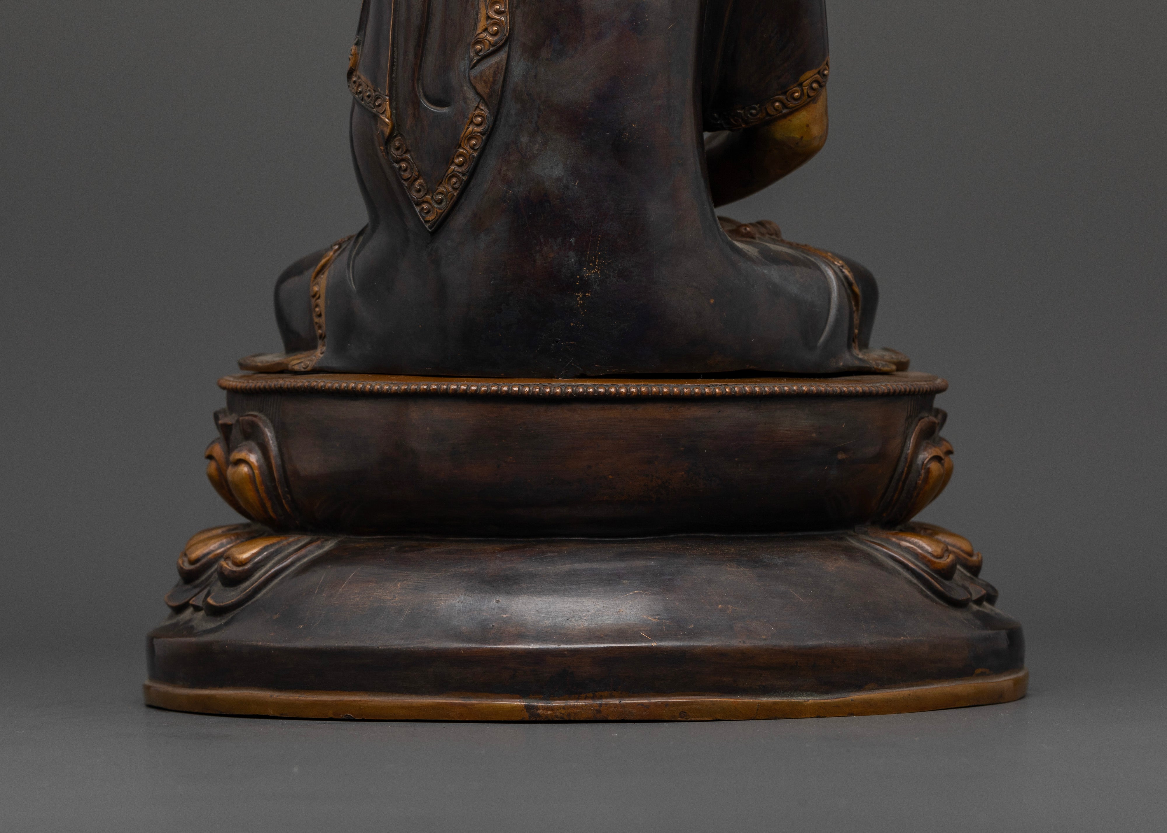 Oxidized Amitabha: Perfect for Meditation Spaces and Zen Gardens