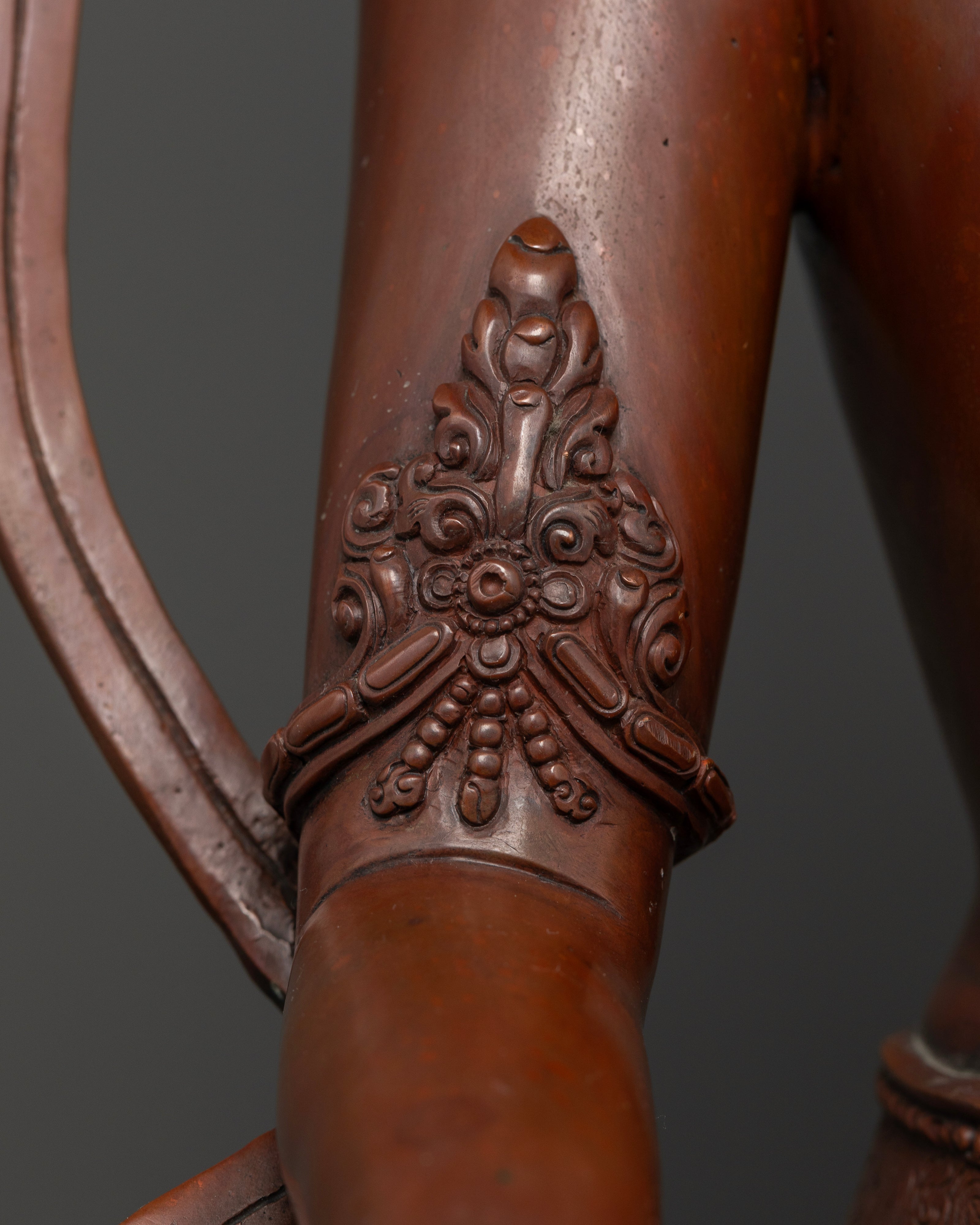 The Crown of Compassion: Buddha Shakyamuni in Antique Oxidized Form