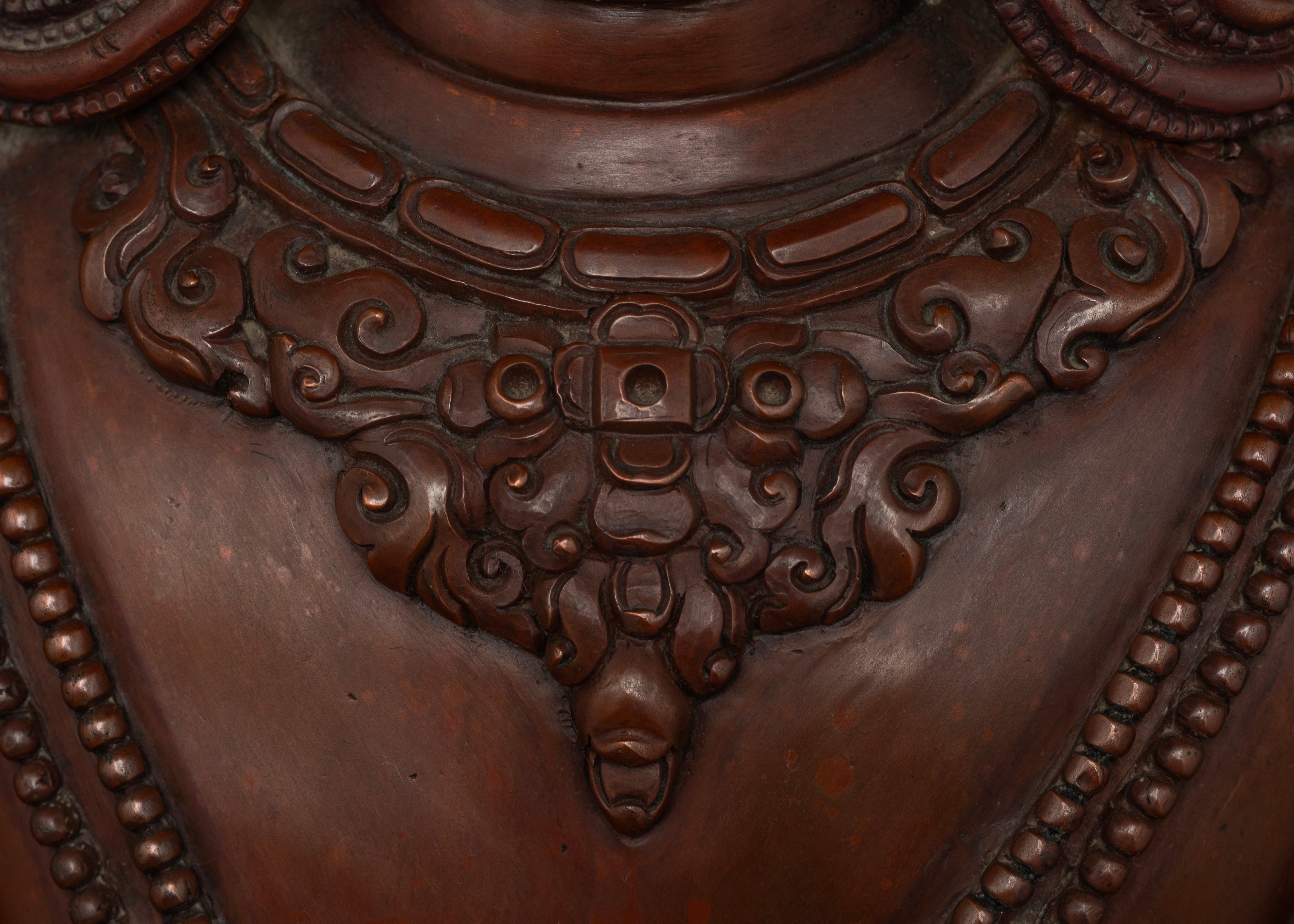 The Crown of Compassion: Buddha Shakyamuni in Antique Oxidized Form