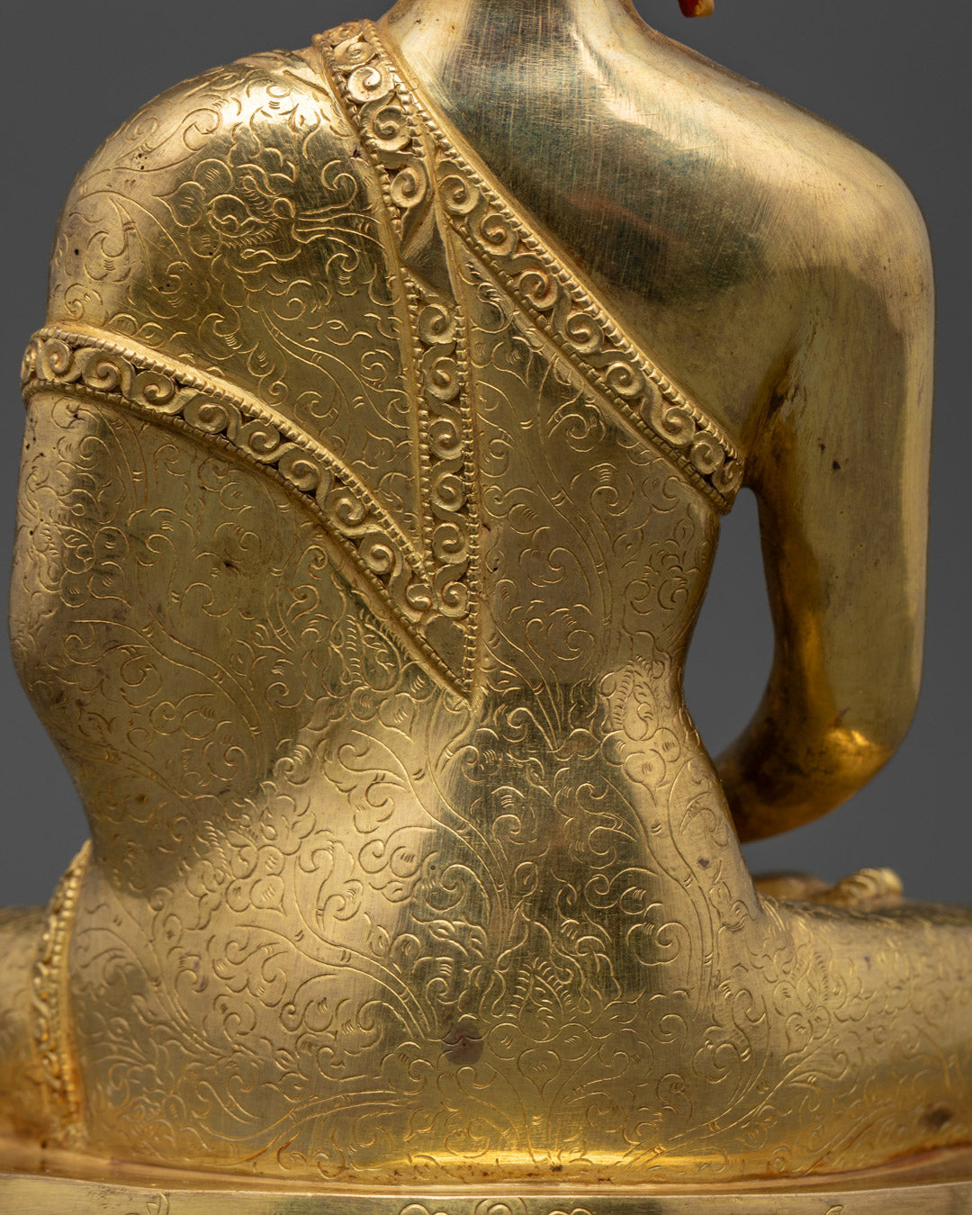 Amitabha Buddha Statue | Beautiful Gold-Plated Face