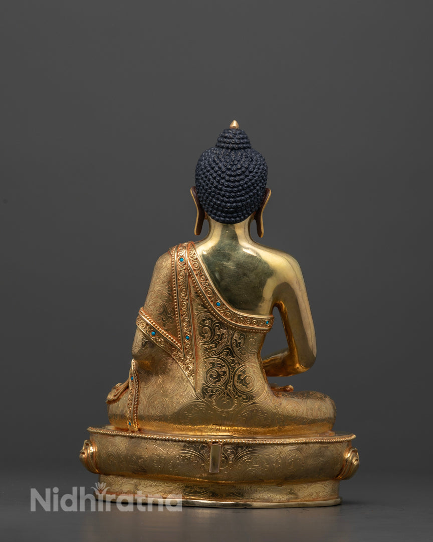Amitabha Buddha Statue | 24K Gold Gilded for Meditation