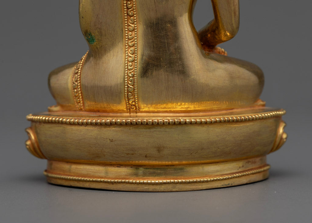 Amitabha Buddha Statue | 24K Gold Gilded Copper