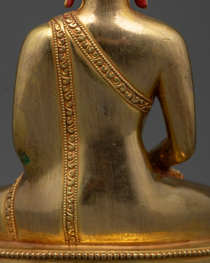 Amitabha Buddha Statue | 24K Gold Gilded Copper