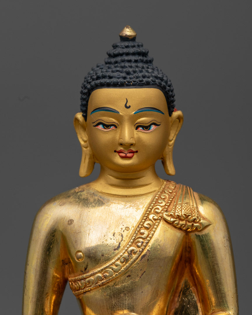 Amitabha Buddha Statue | 24K Gold Gilded Copper