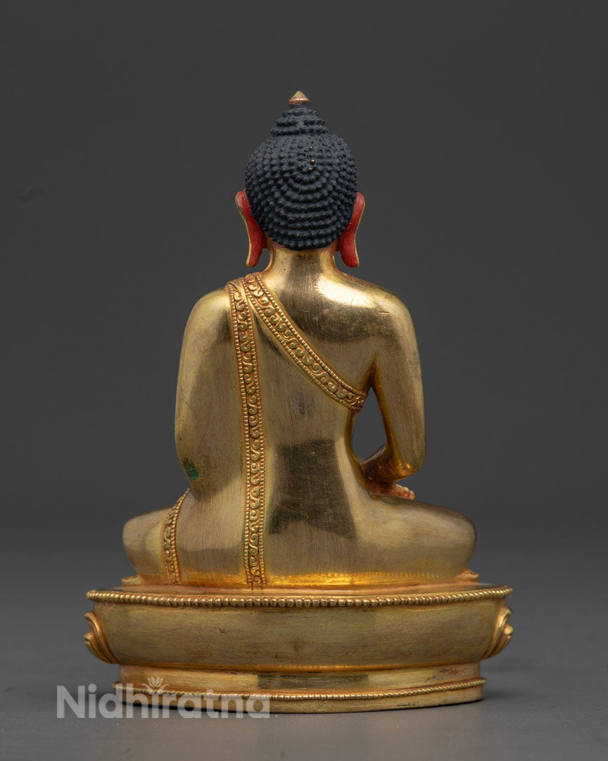Amitabha Buddha Statue | 24K Gold Gilded Copper