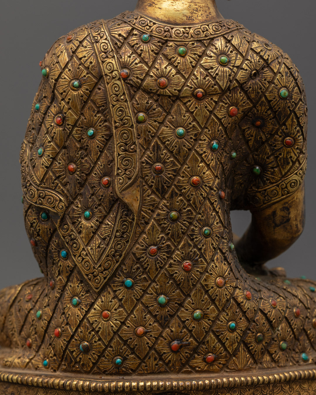 Authentic Handcrafted Golden Amitabha Buddha Statue