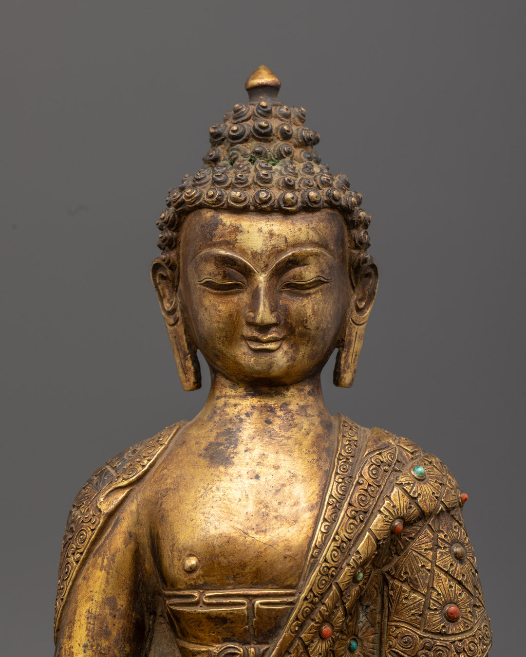 Authentic Handcrafted Golden Amitabha Buddha Statue