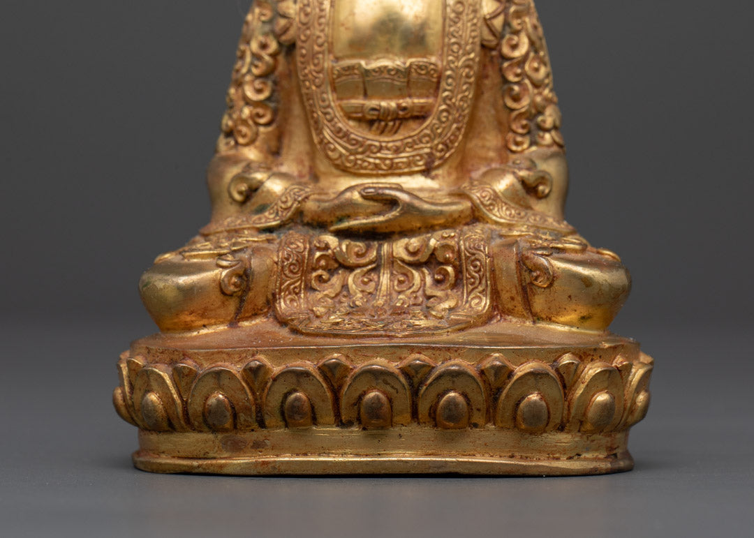 Amitabha Buddha Statue | Tibetan Hand-Carved Sculpture