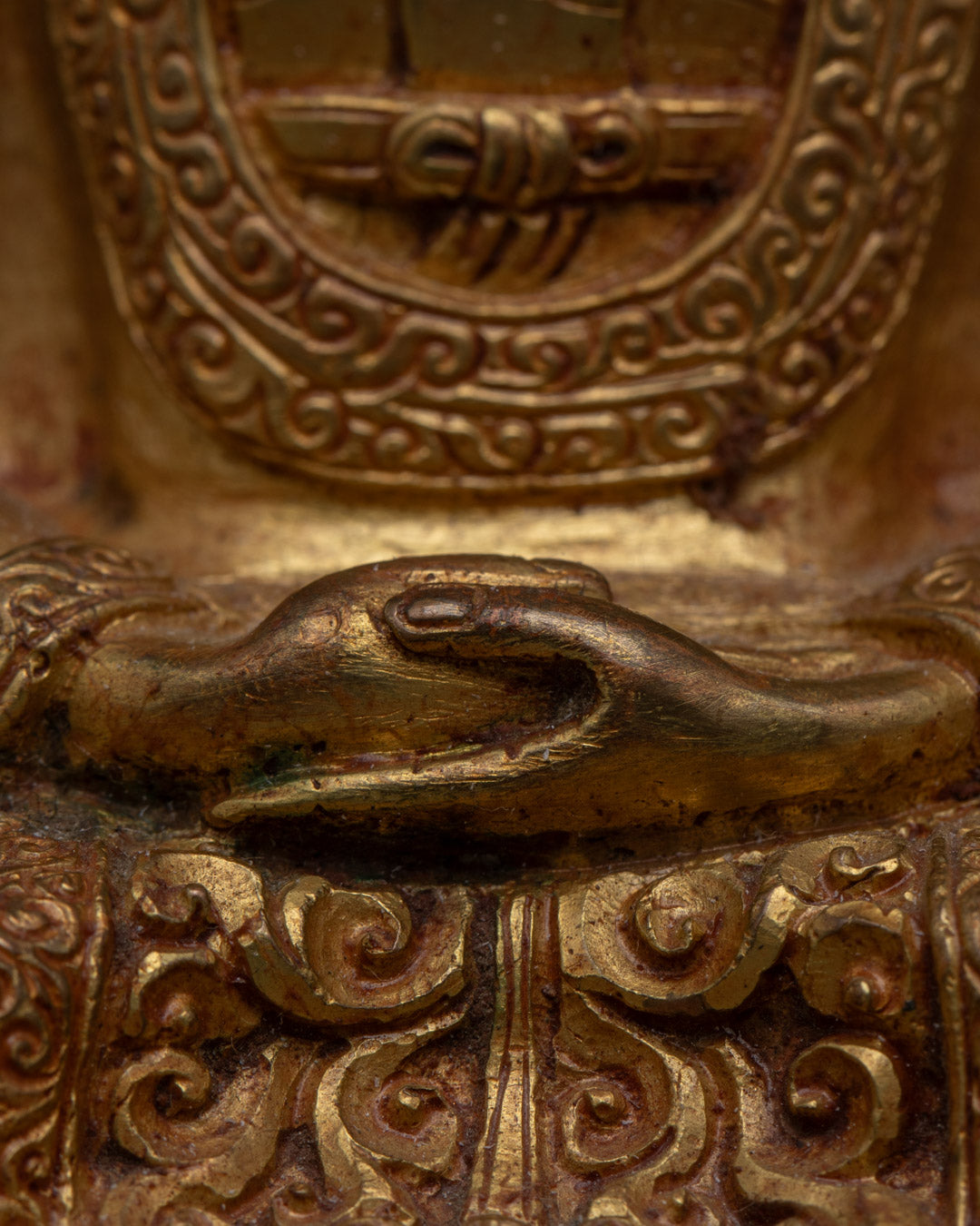 Amitabha Buddha Statue | Tibetan Hand-Carved Sculpture