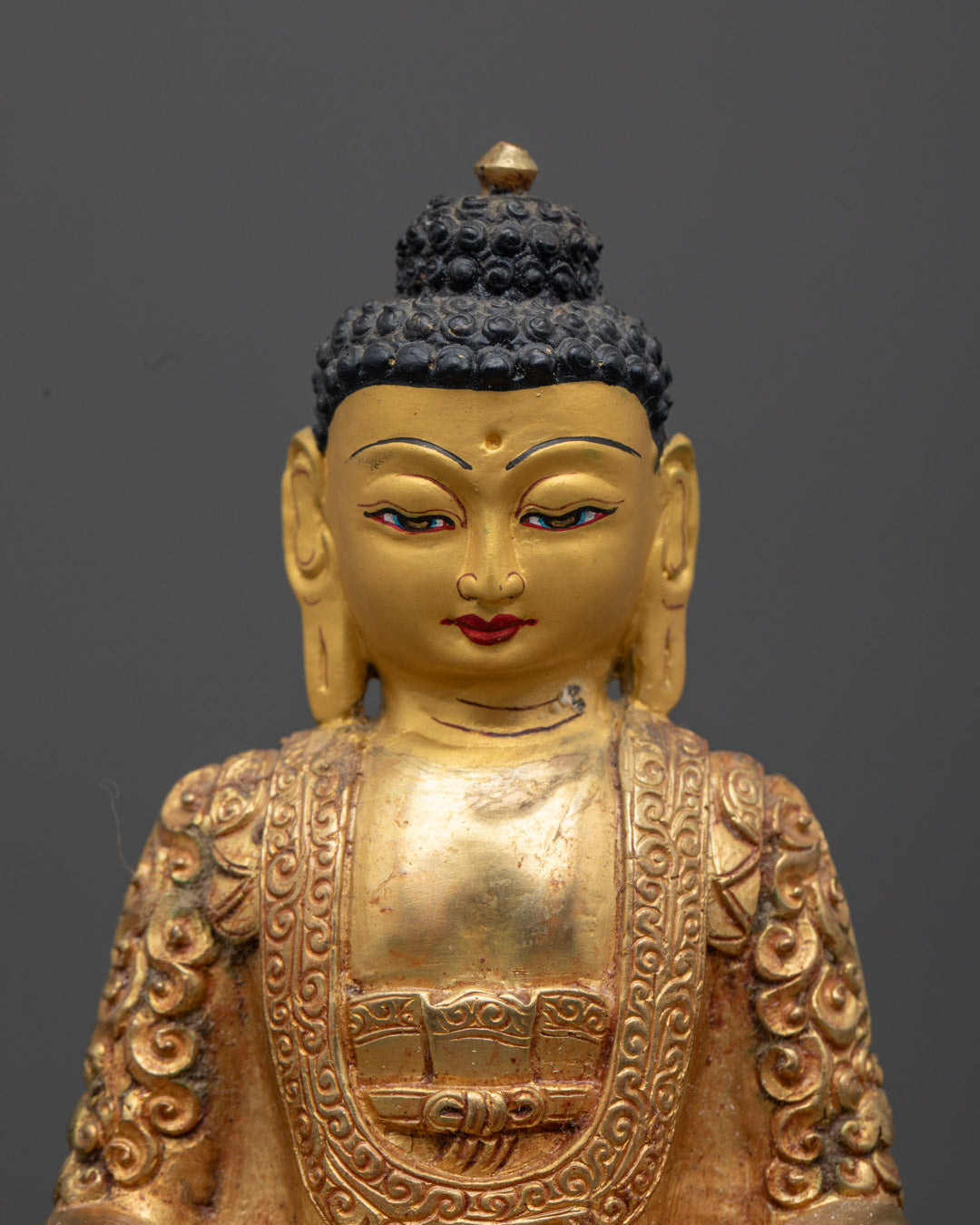 Amitabha Buddha Statue | Tibetan Hand-Carved Sculpture