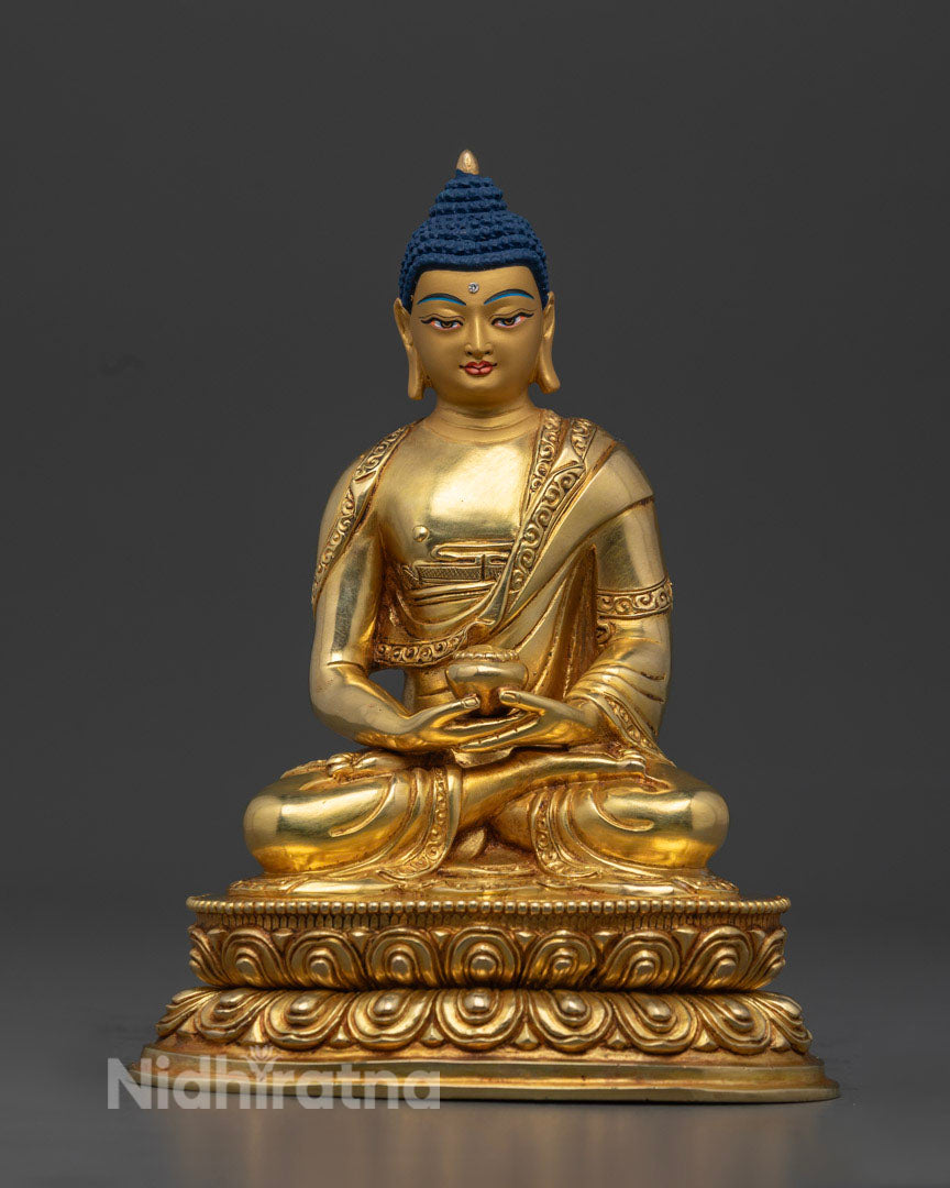 Amitabha Buddha Statue | 24K Gold Gilded Artwork