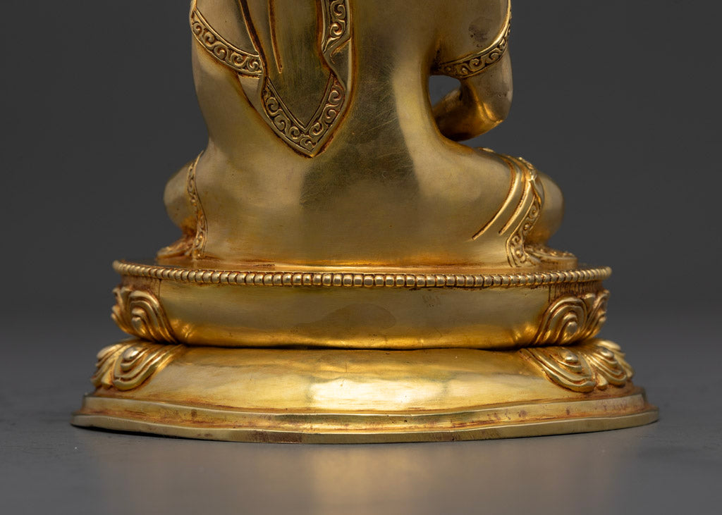 Amitabha Buddha Statue | 24K Gold Gilded Artwork