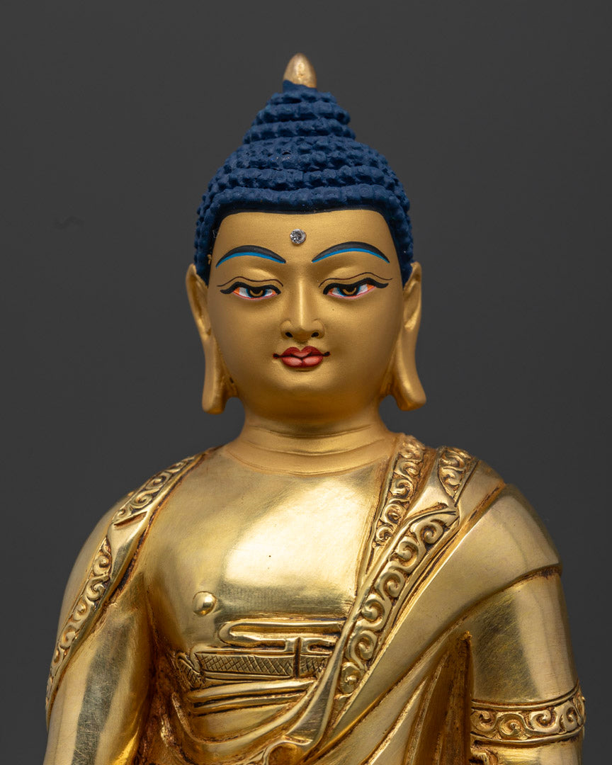 Amitabha Buddha Statue | 24K Gold Gilded Artwork