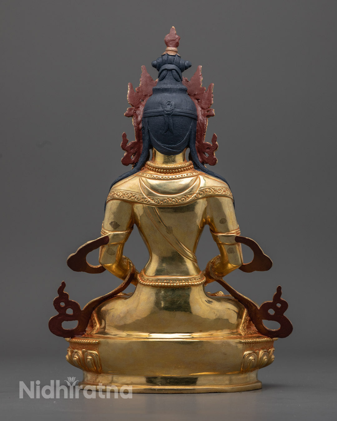 Amitayus Statue | Traditional Hand-Carved Buddha