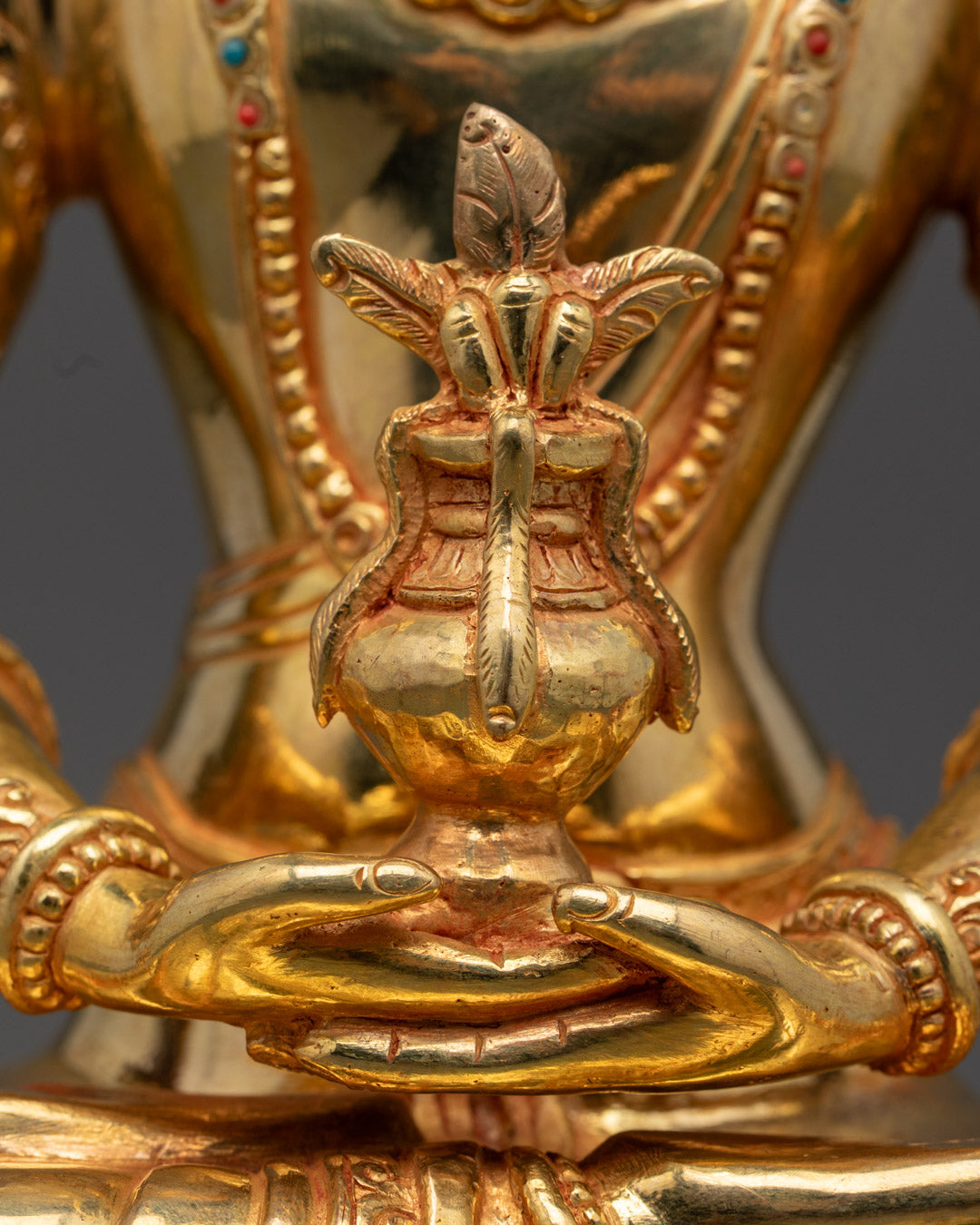 Amitayus Statue | Traditional Hand-Carved Buddha