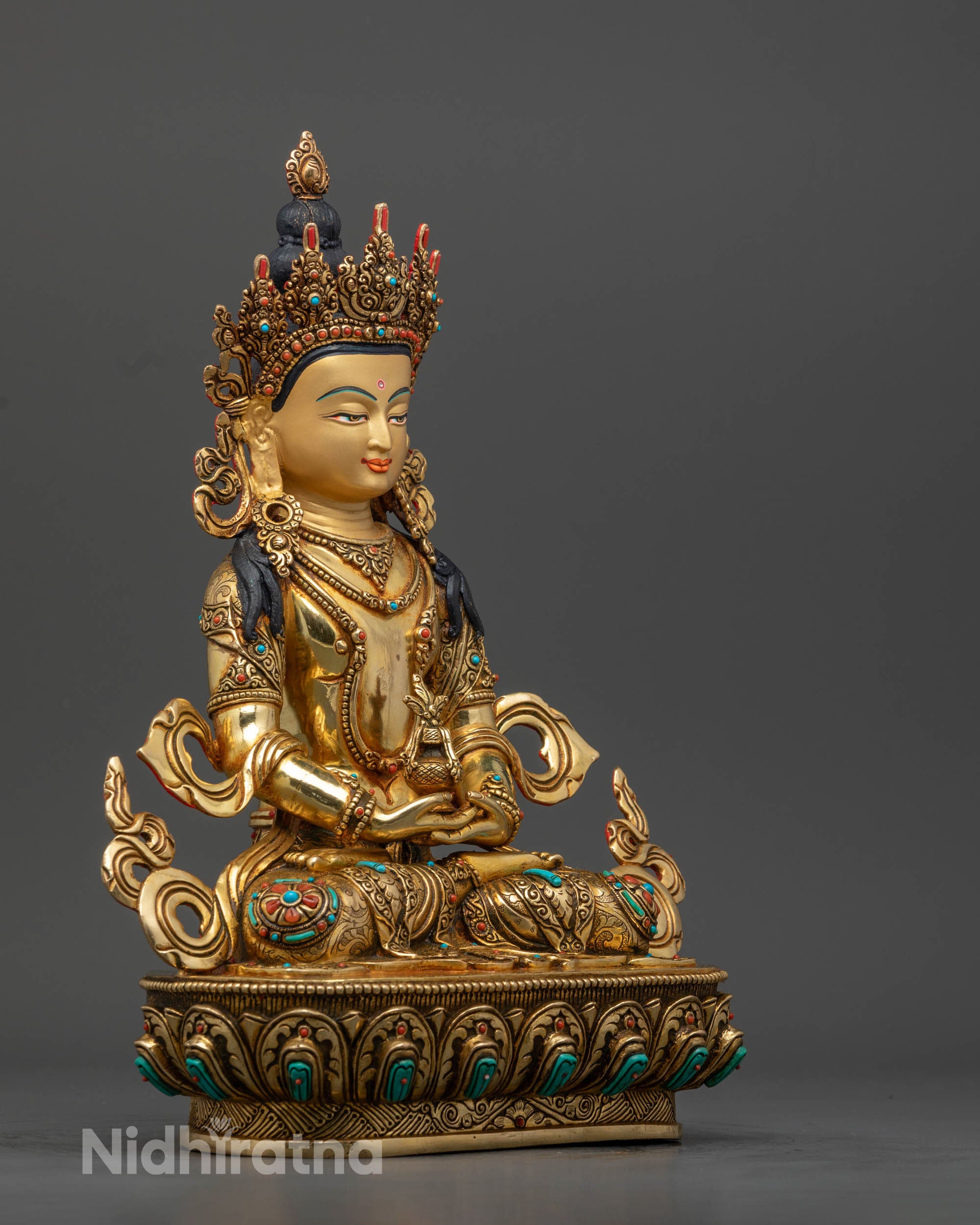 Amitayus Statue | Handcrafted Tibetan Art for Longevity