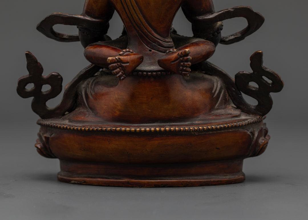Amitayus with Consort Statue in Tibetan Buddhism