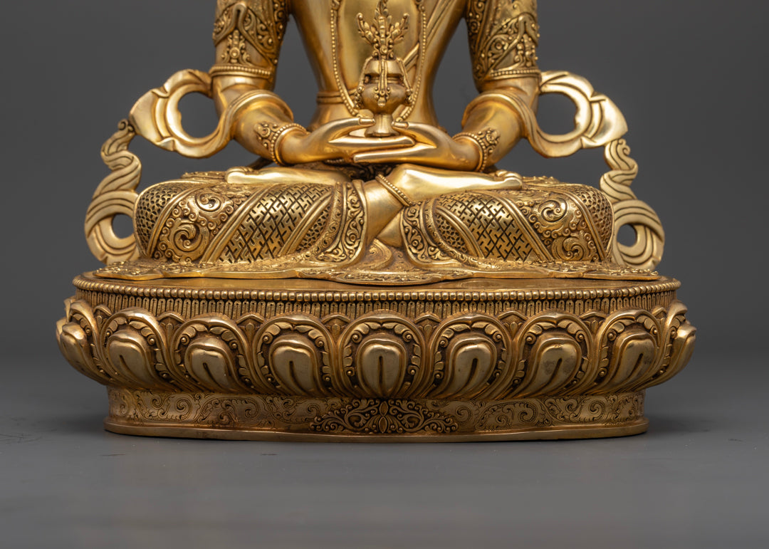 Amitayus Buddha Statue: Sacred Buddhist Sculpture for Longevity