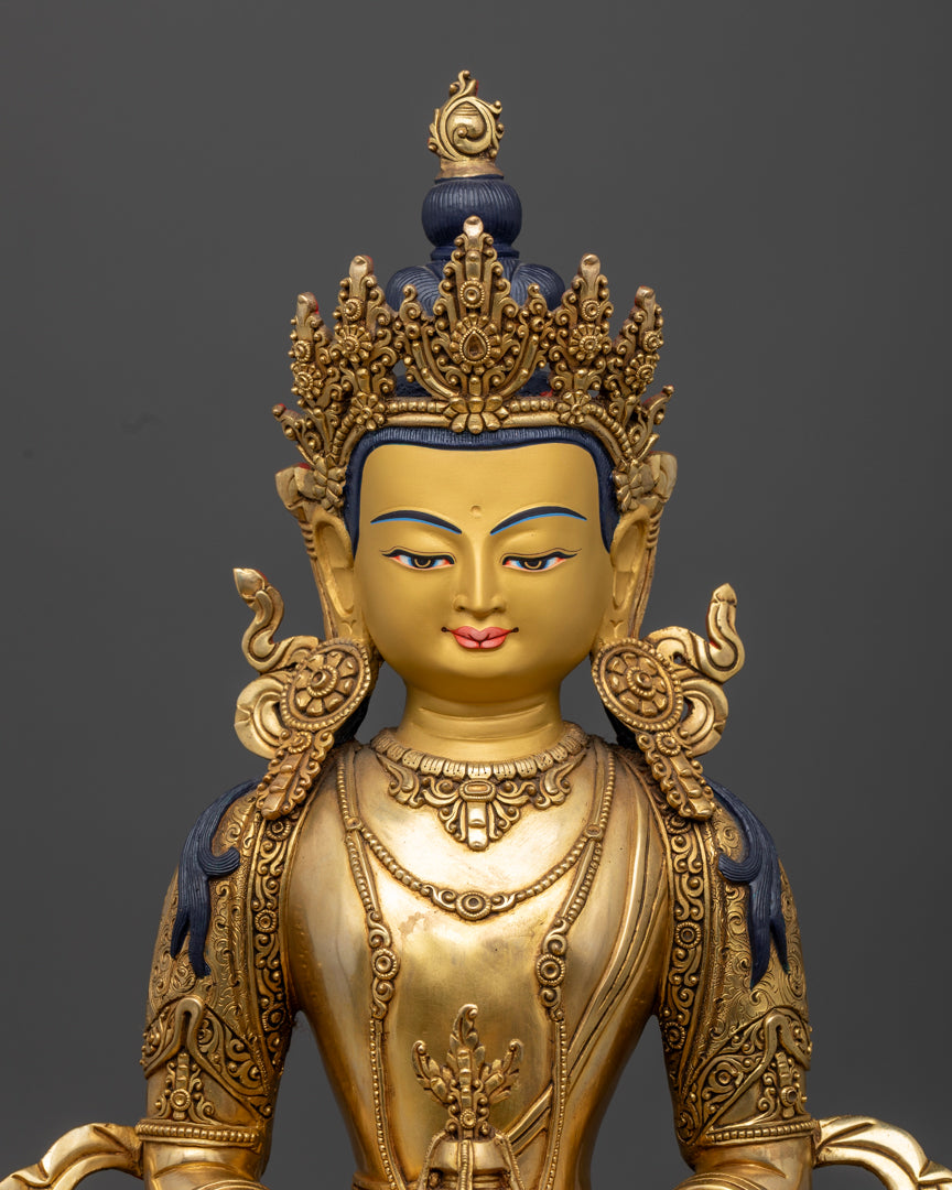 Amitayus Buddha Statue: Sacred Buddhist Sculpture for Longevity