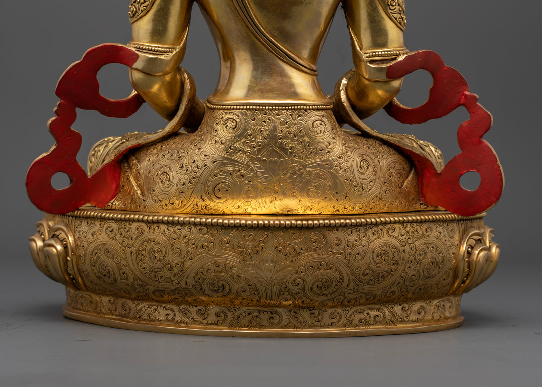 Amitayus Buddha Statue: Sacred Buddhist Sculpture for Longevity