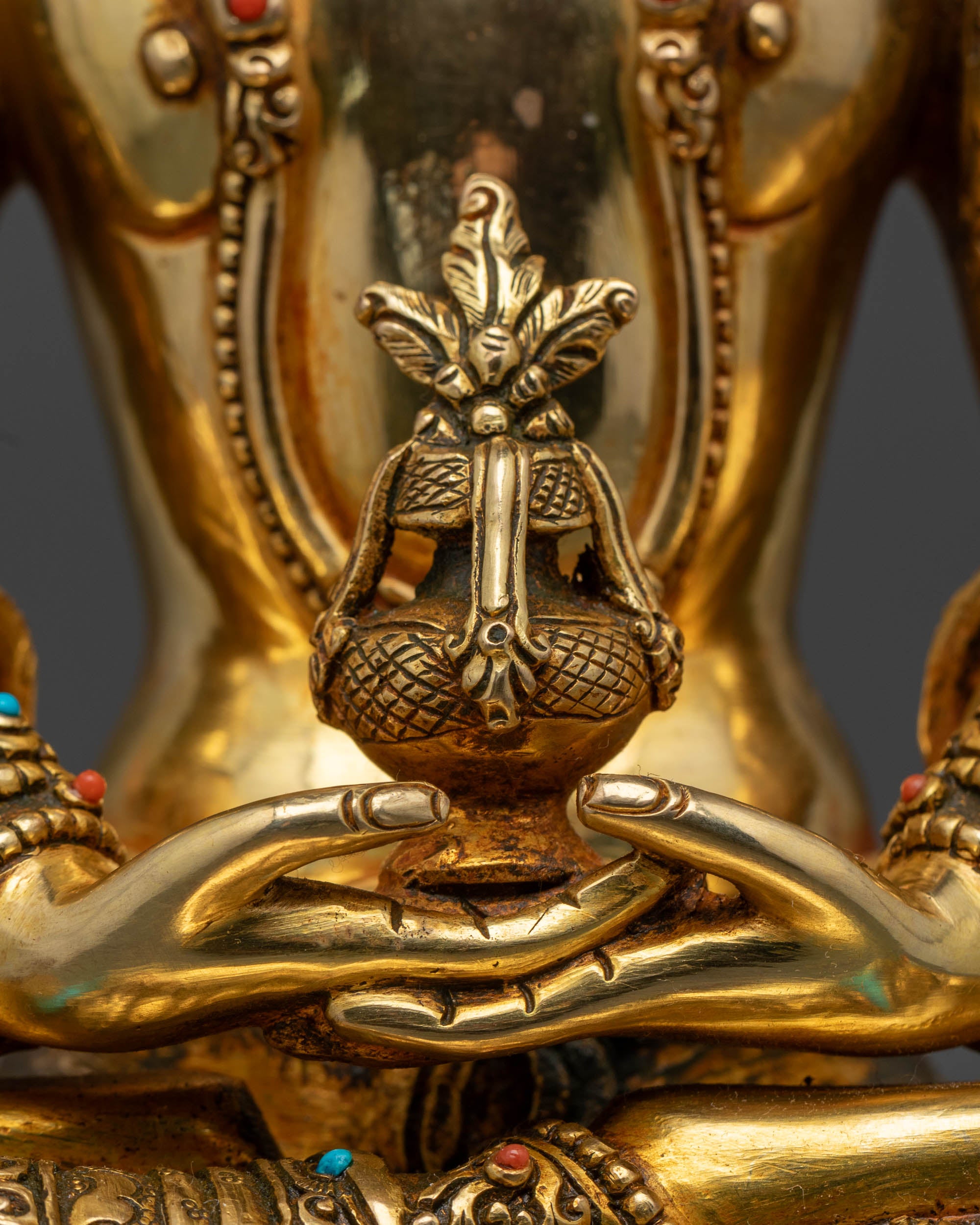 Amitayus Statue | Handcrafted Tibetan Art for Longevity