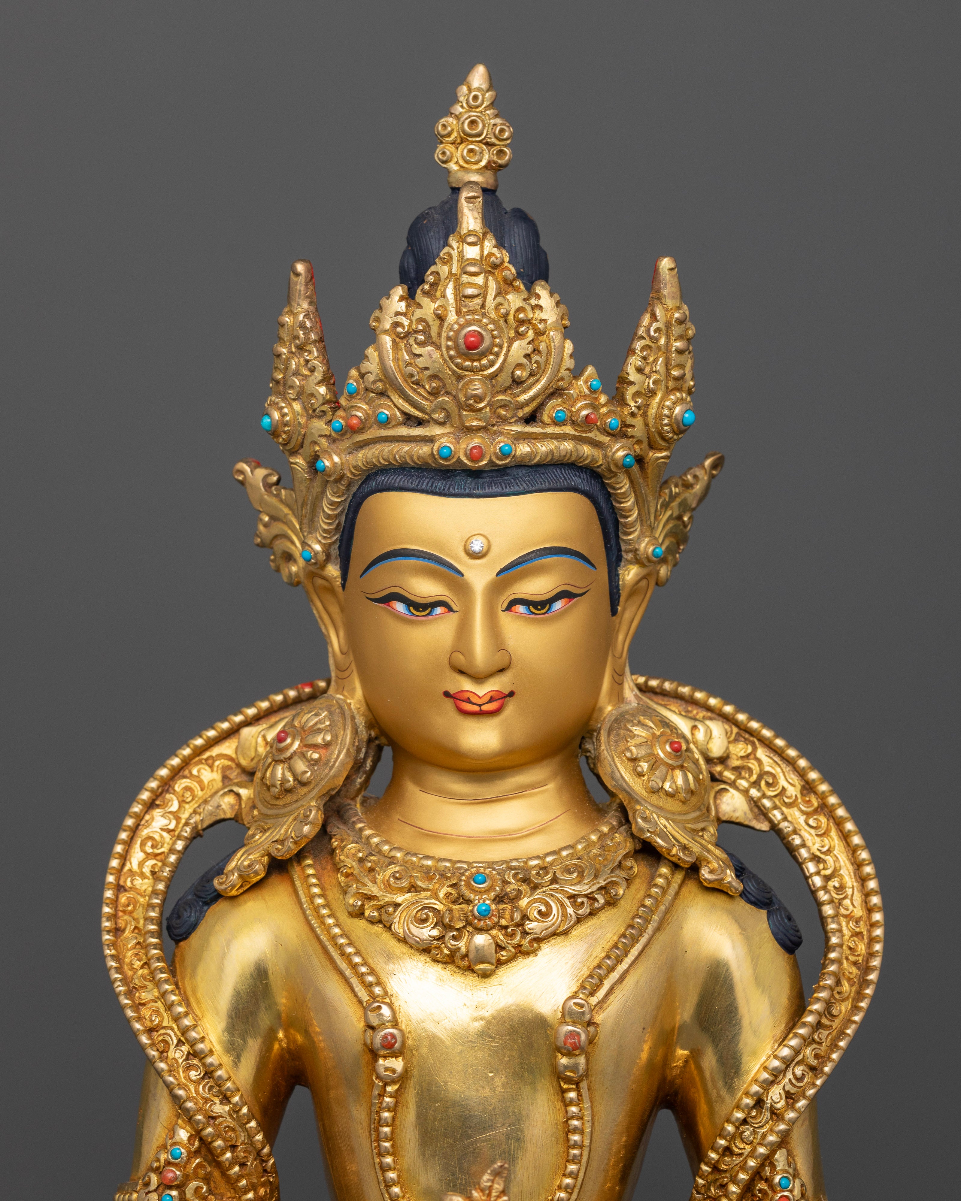 Amitayus Statue: Symbol of Longevity and Spiritual Serenity