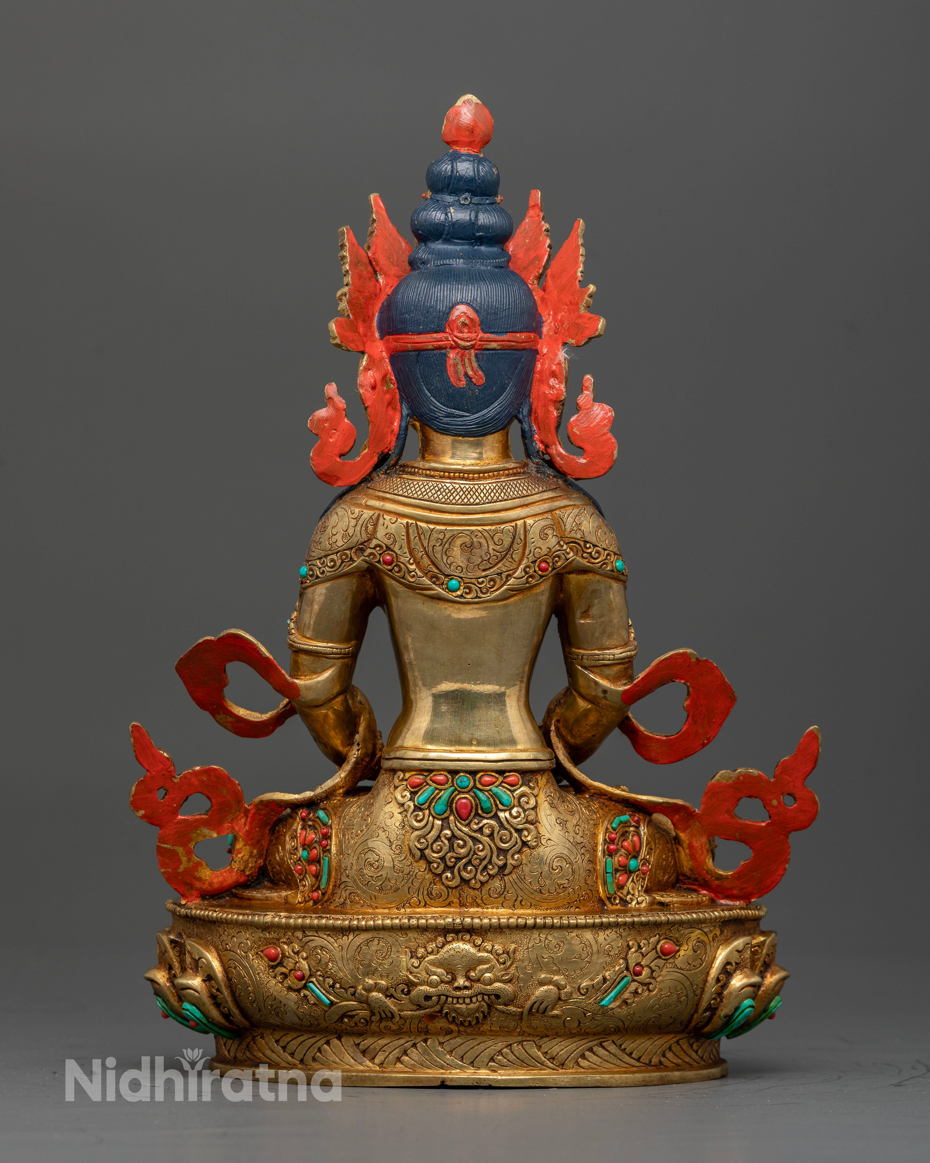 Amitayus Buddha Deity Statue: Blessings of Longevity