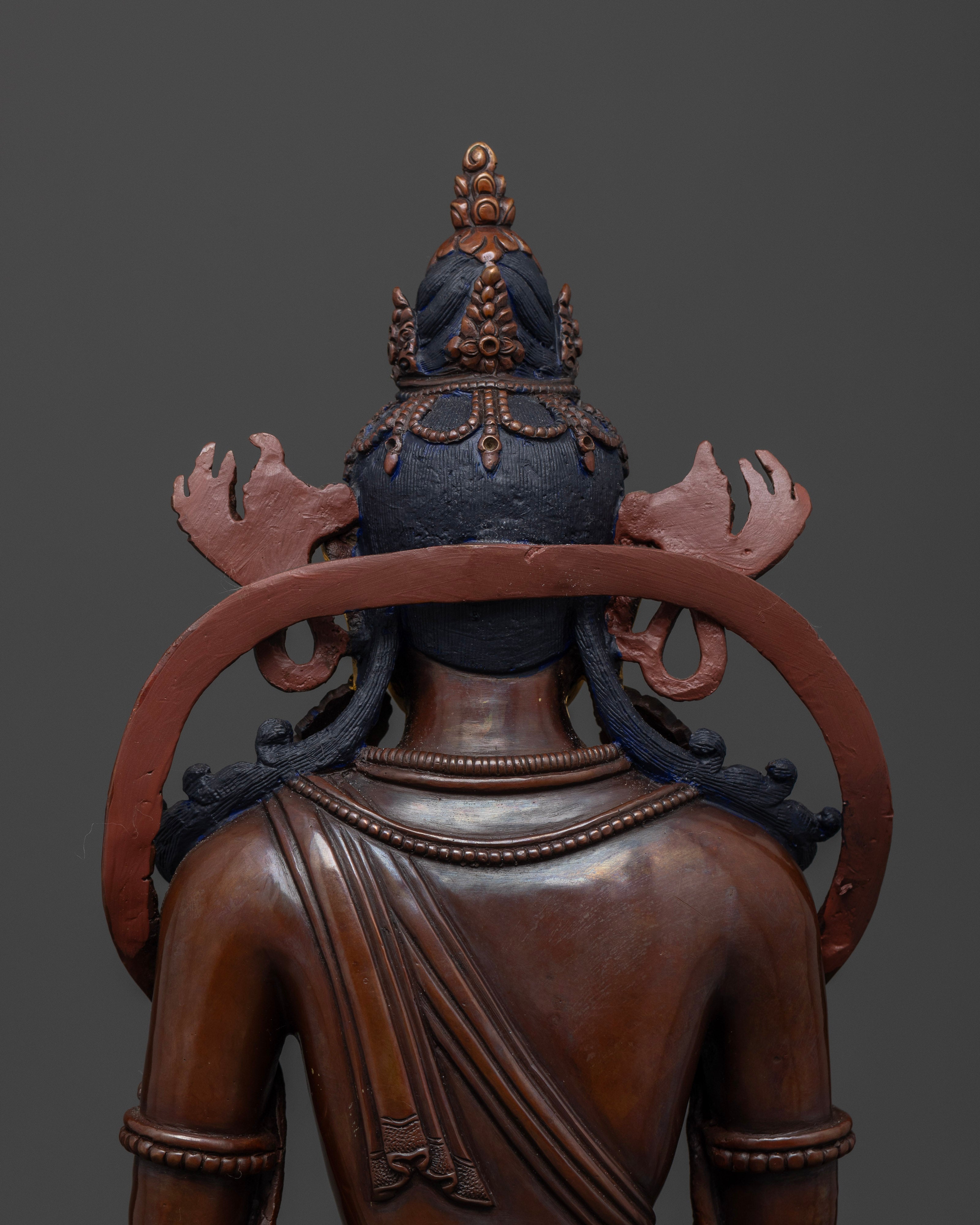 Experience the Serenity of Oxidized Amitayus: Buddha of Infinite Life
