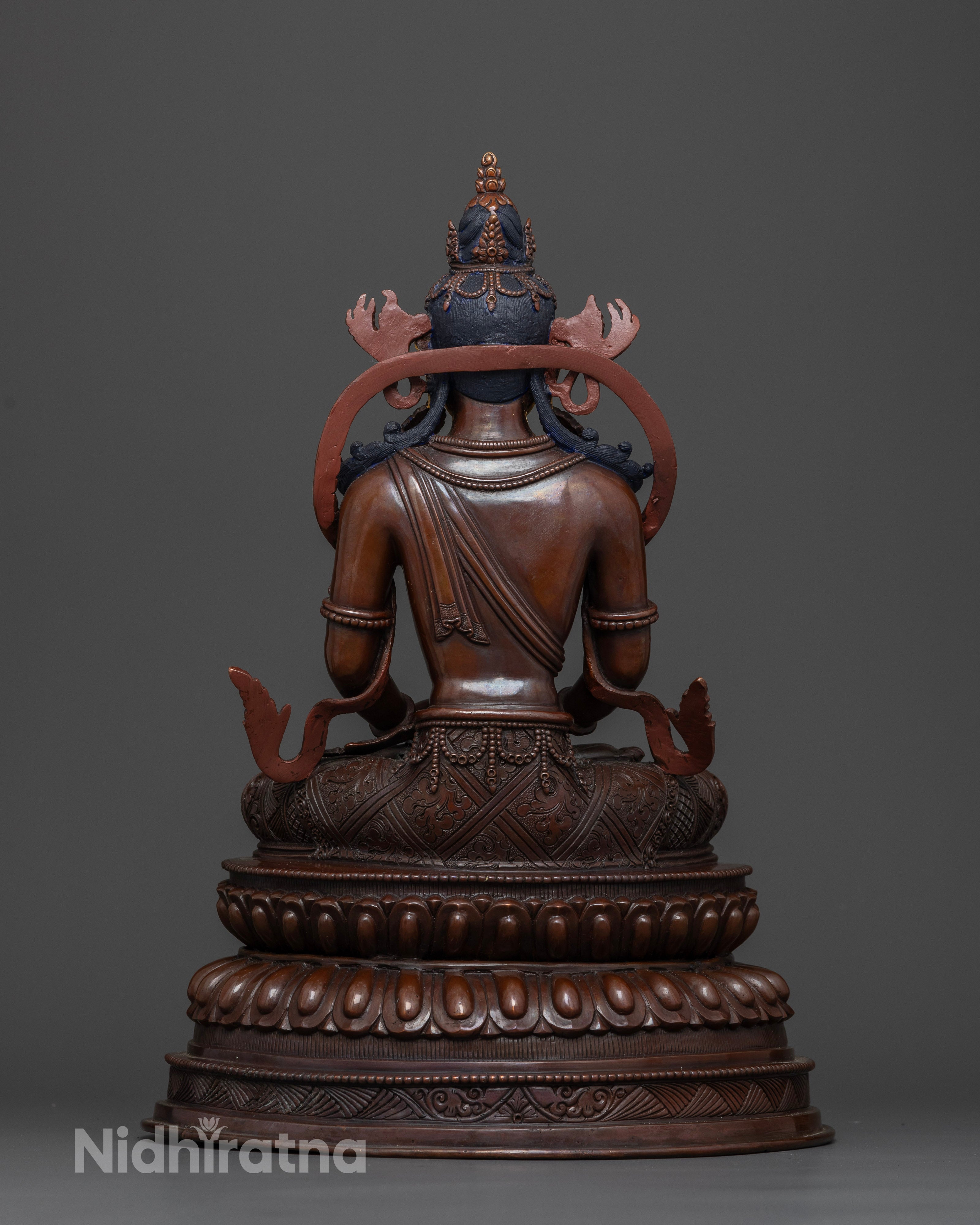 Experience the Serenity of Oxidized Amitayus: Buddha of Infinite Life