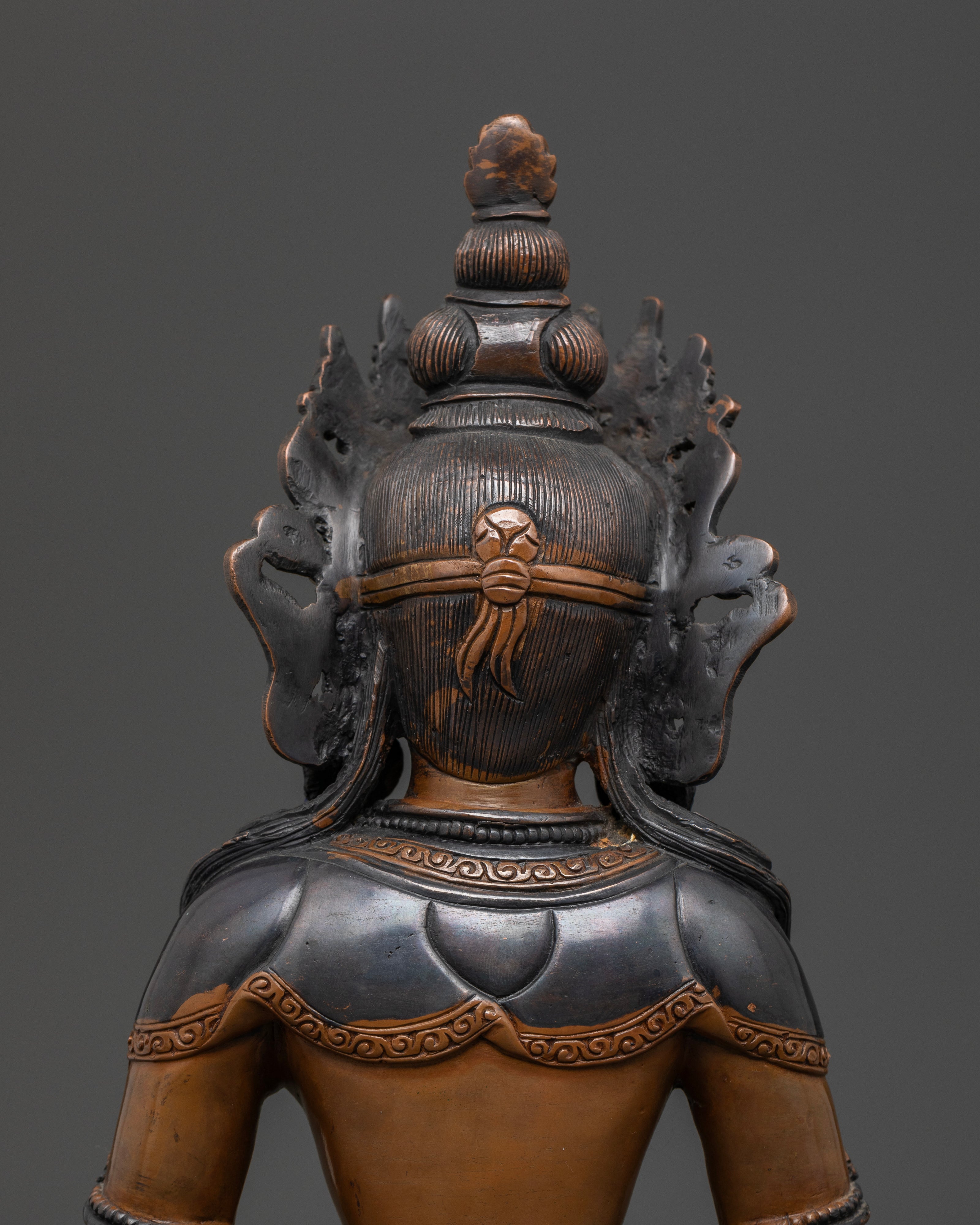 Eternal Amitayus: The Oxidized Keeper of Infinite Vitality