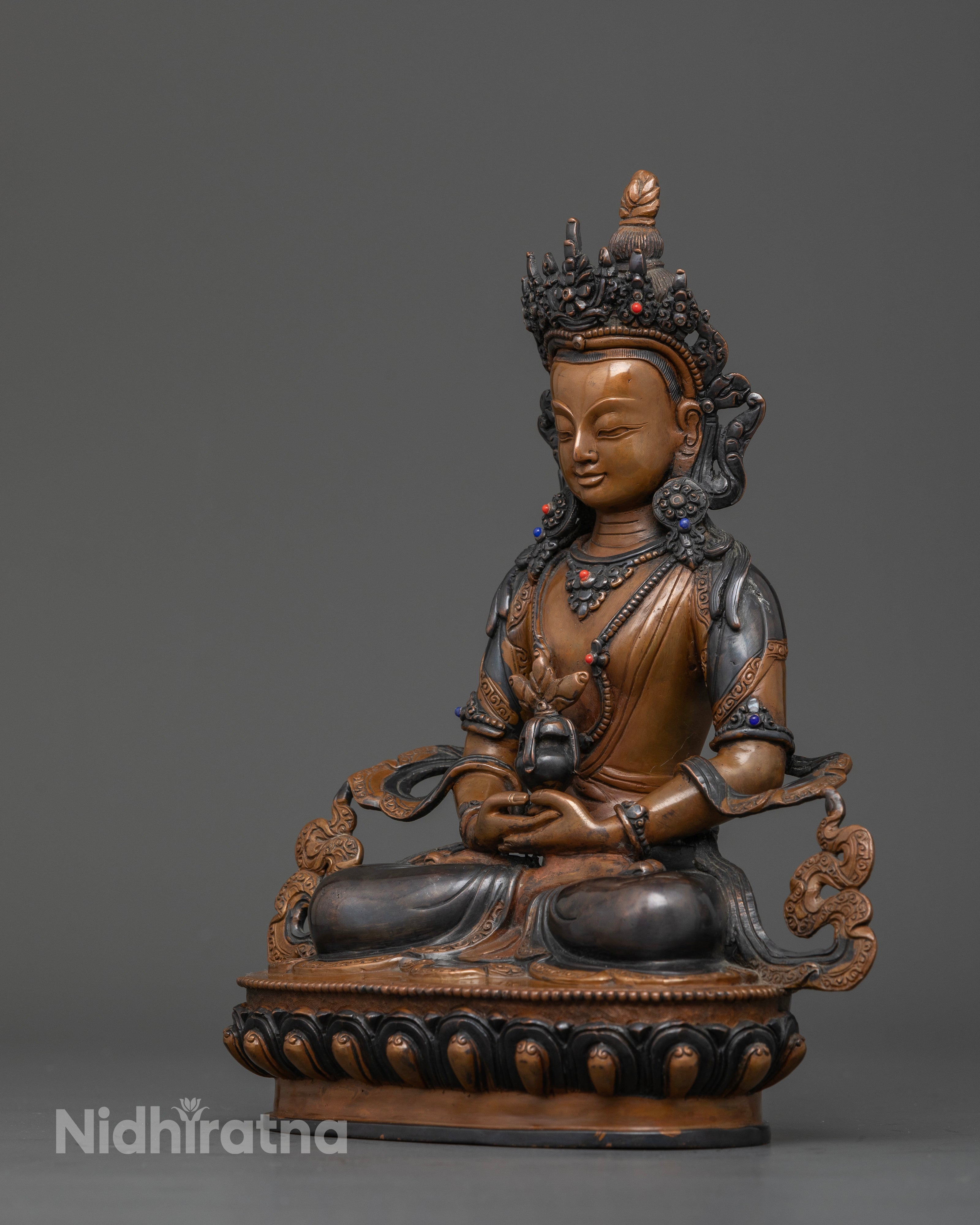 Eternal Amitayus: The Oxidized Keeper of Infinite Vitality