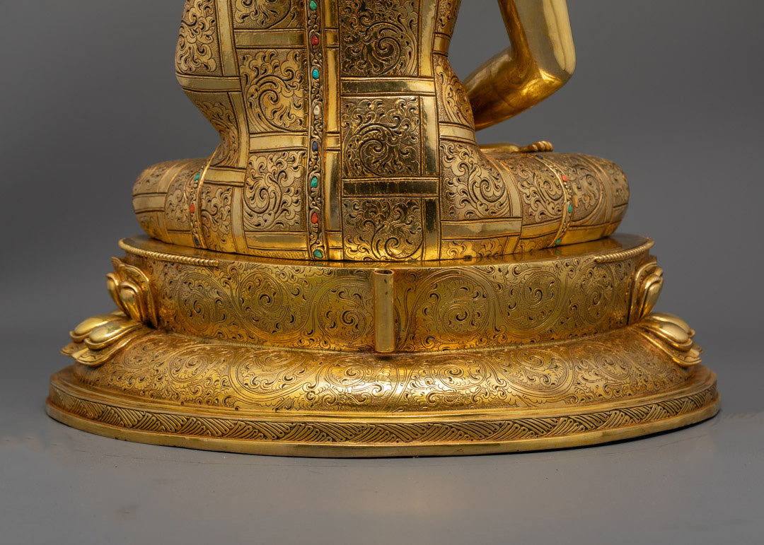 Nepalese Crafted Amitabha Buddha Statue