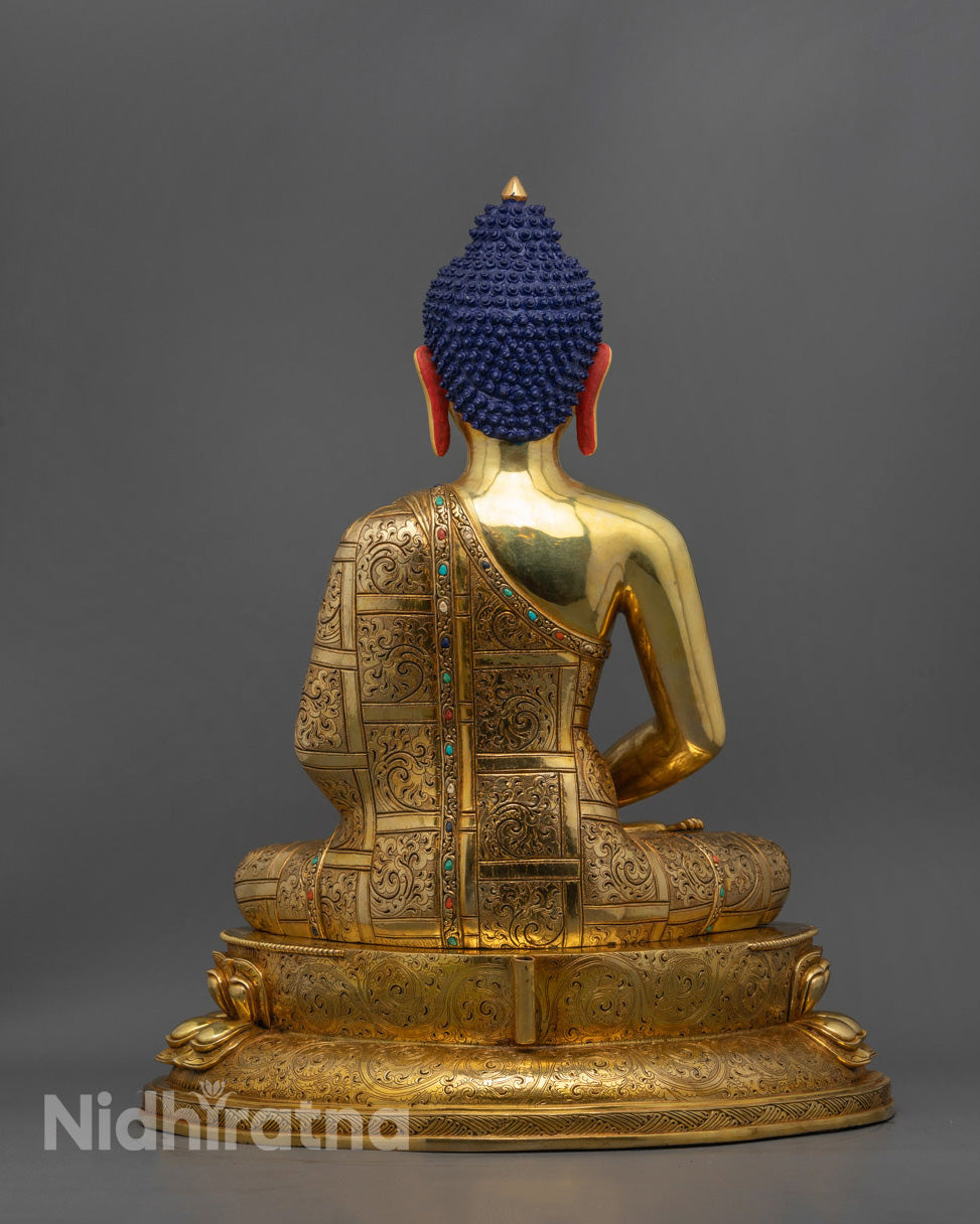 Nepalese Crafted Amitabha Buddha Statue