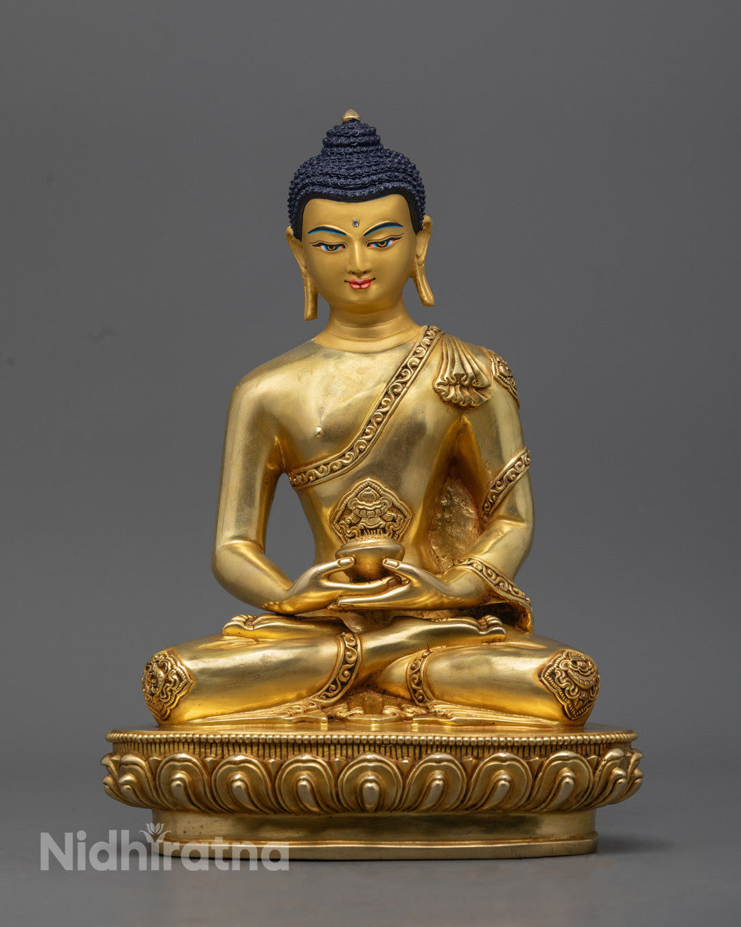 Amitabha Buddha Statue | Traditional Lost Wax Method