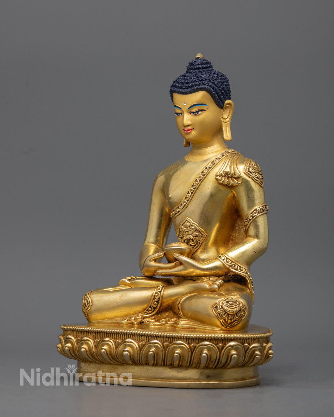 Amitabha Buddha Statue | Traditional Lost Wax Method