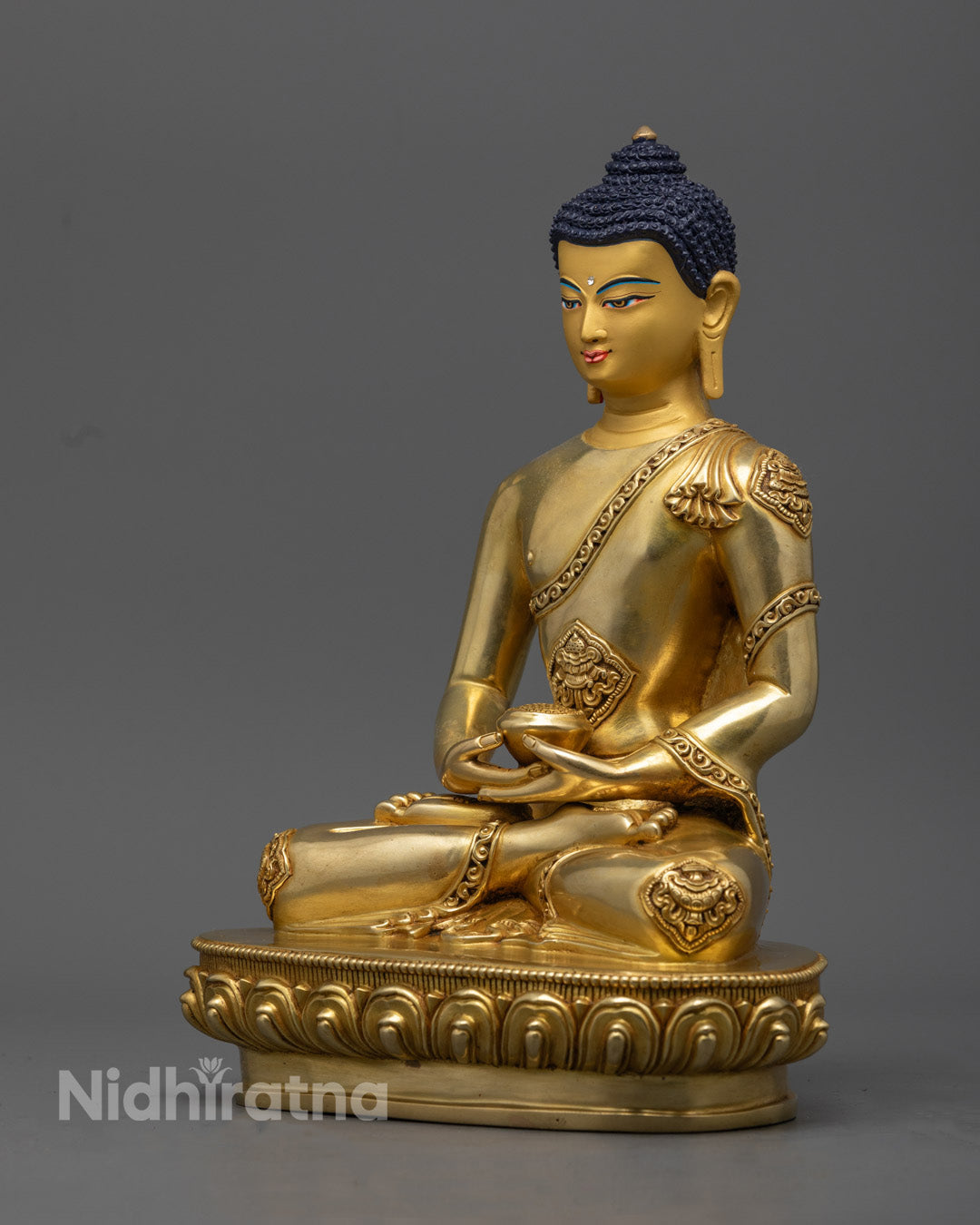 Amitabha Buddha Sculpture | Handmade Tibetan Art