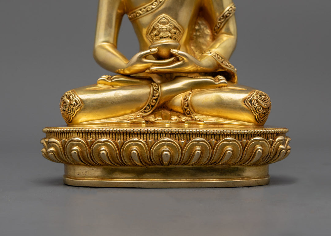 Amitabha Buddha Statue | Traditional Lost Wax Method