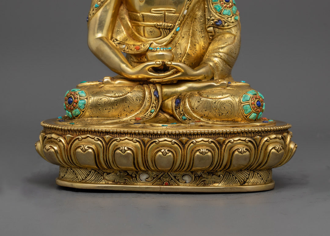 Handcrafted Amitabha Buddha Statue | Tibetan Buddhist Art