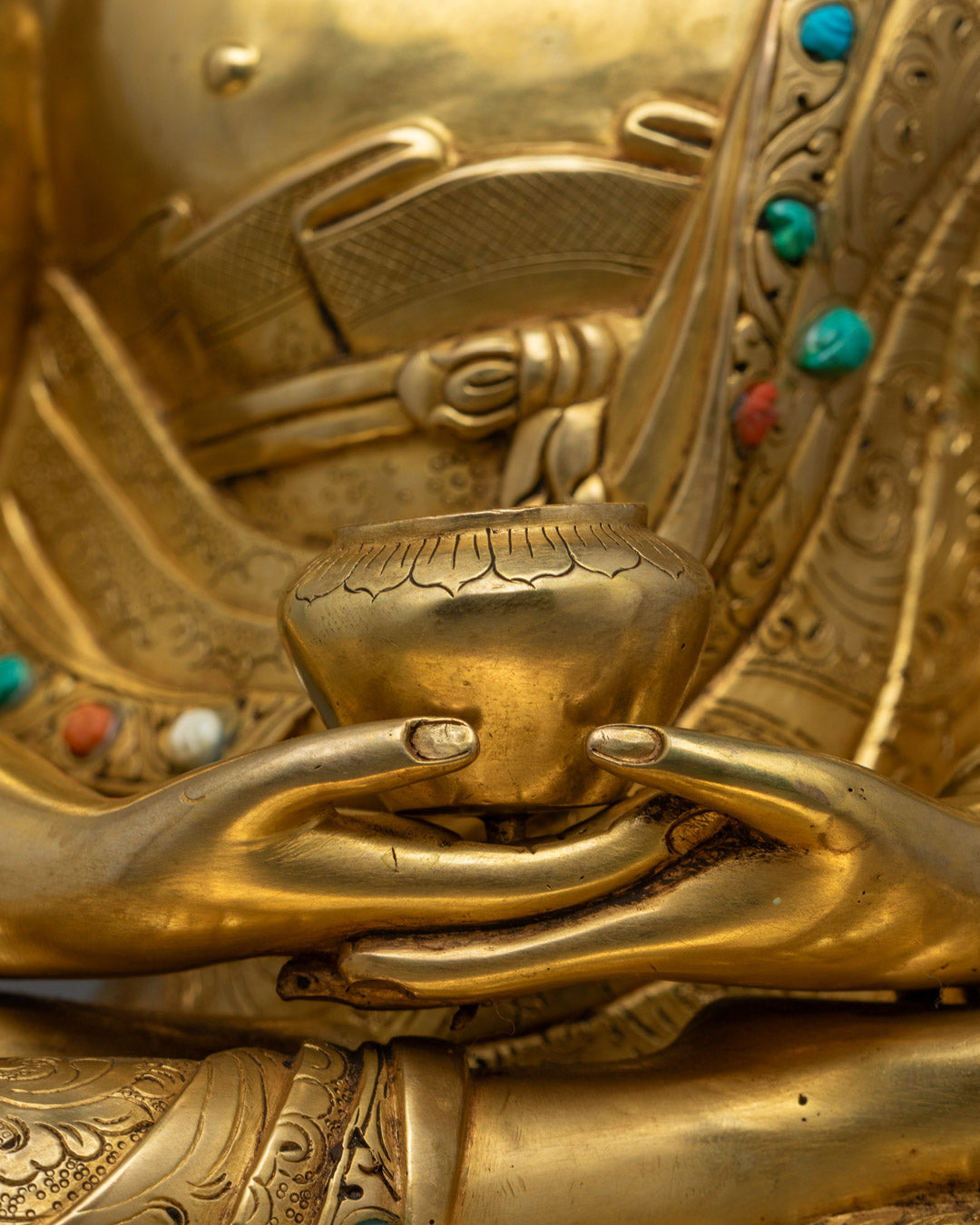 Amitabha Buddha Statue | Traditional Handcrafted Sculpture