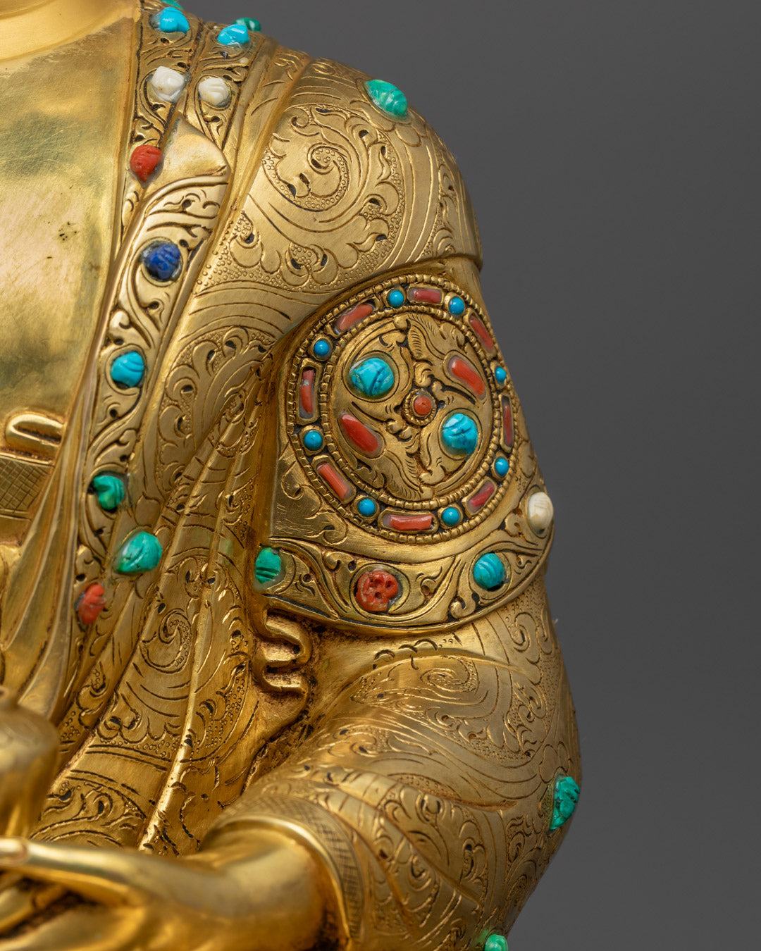 Handcrafted Amitabha Buddha Statue | Tibetan Buddhist Art