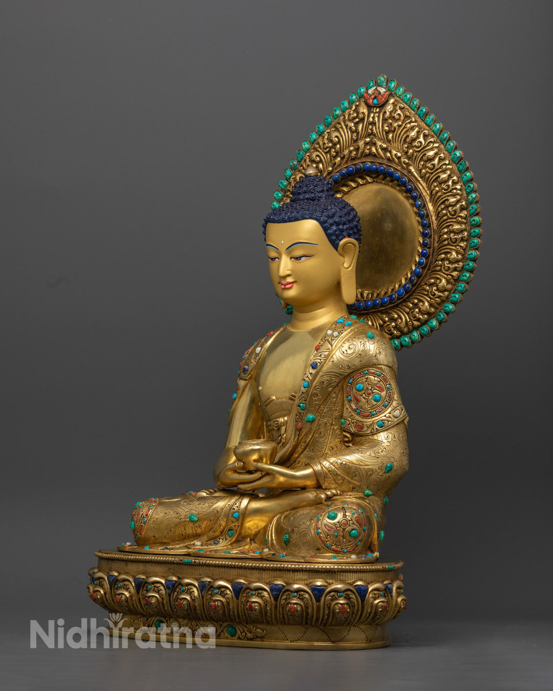 Amitabha Buddha Statue | Traditional Handcrafted Sculpture
