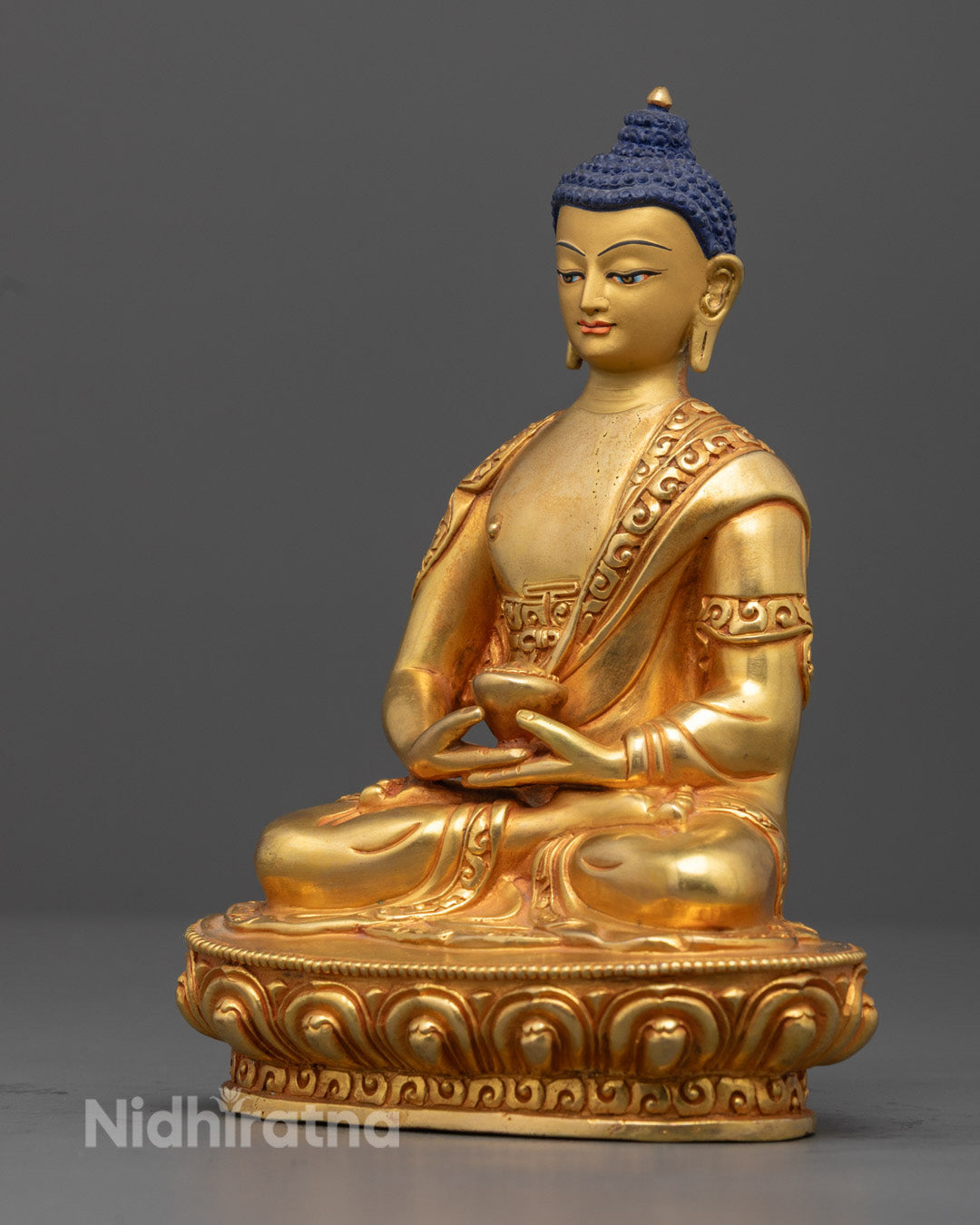 Amitabha Buddha Statue | Traditional Lost Wax Method