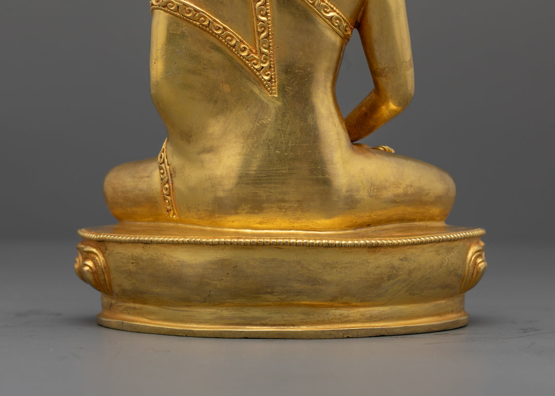 Amitabha Buddha Statue | 24k Gold Hand-Carved Figure