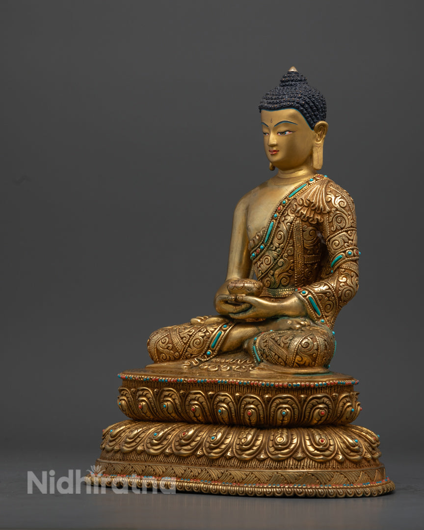 Amitabha Buddha Statue | Handmade Nepalese Buddhist Art